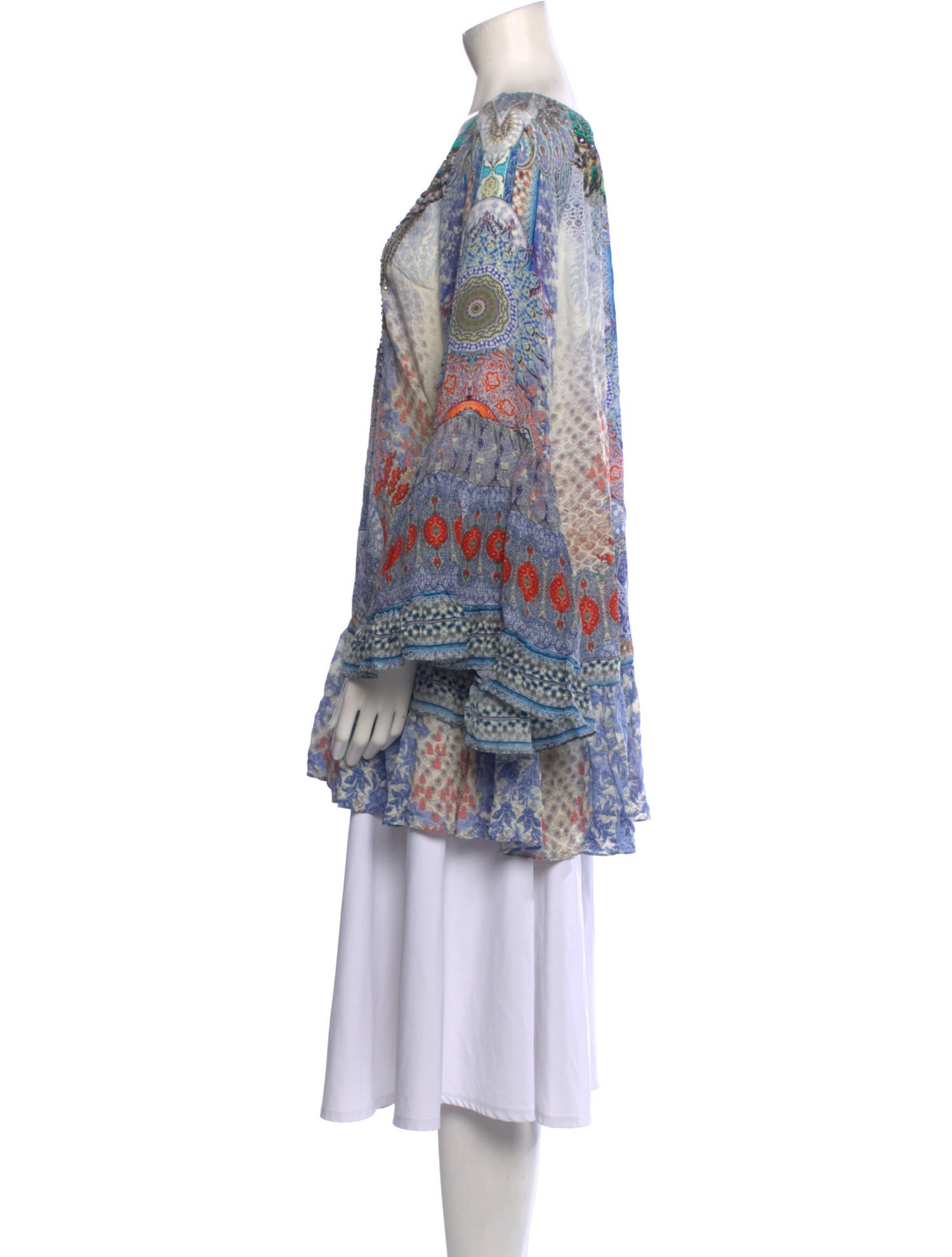 Camilla Silk Printed Tunic