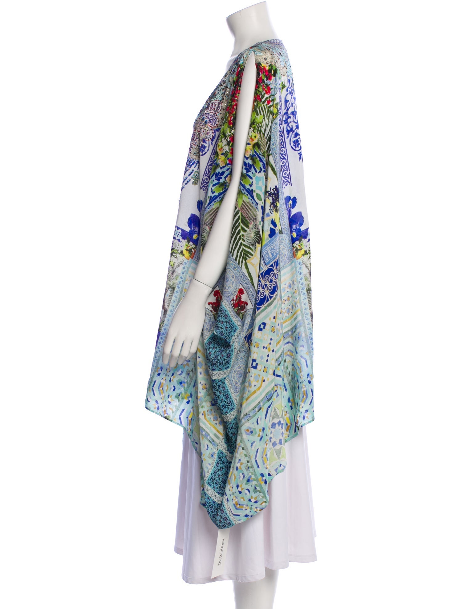 Camilla Silk Printed Nightgown