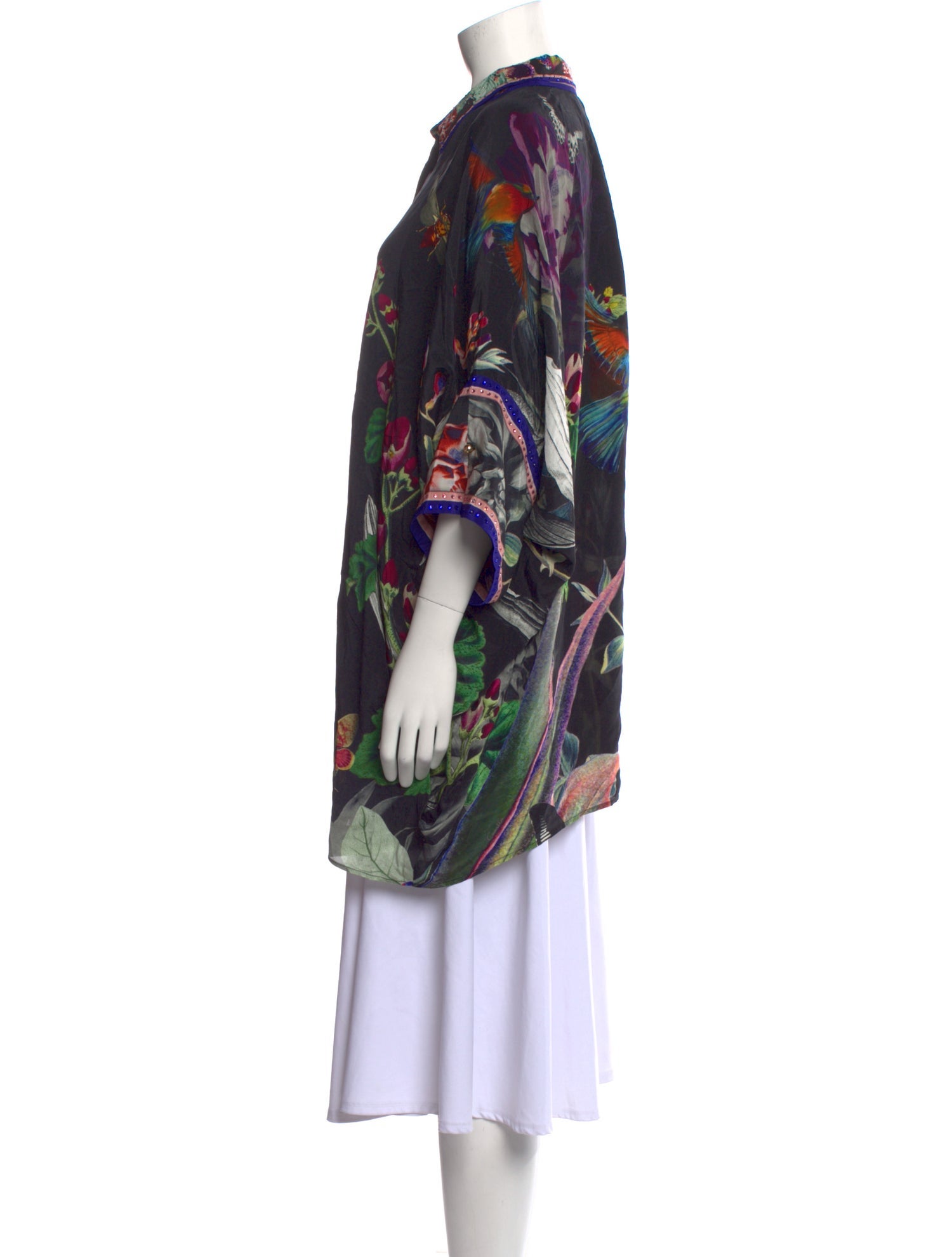 Camilla Silk Floral Print Tunic w/ Tags