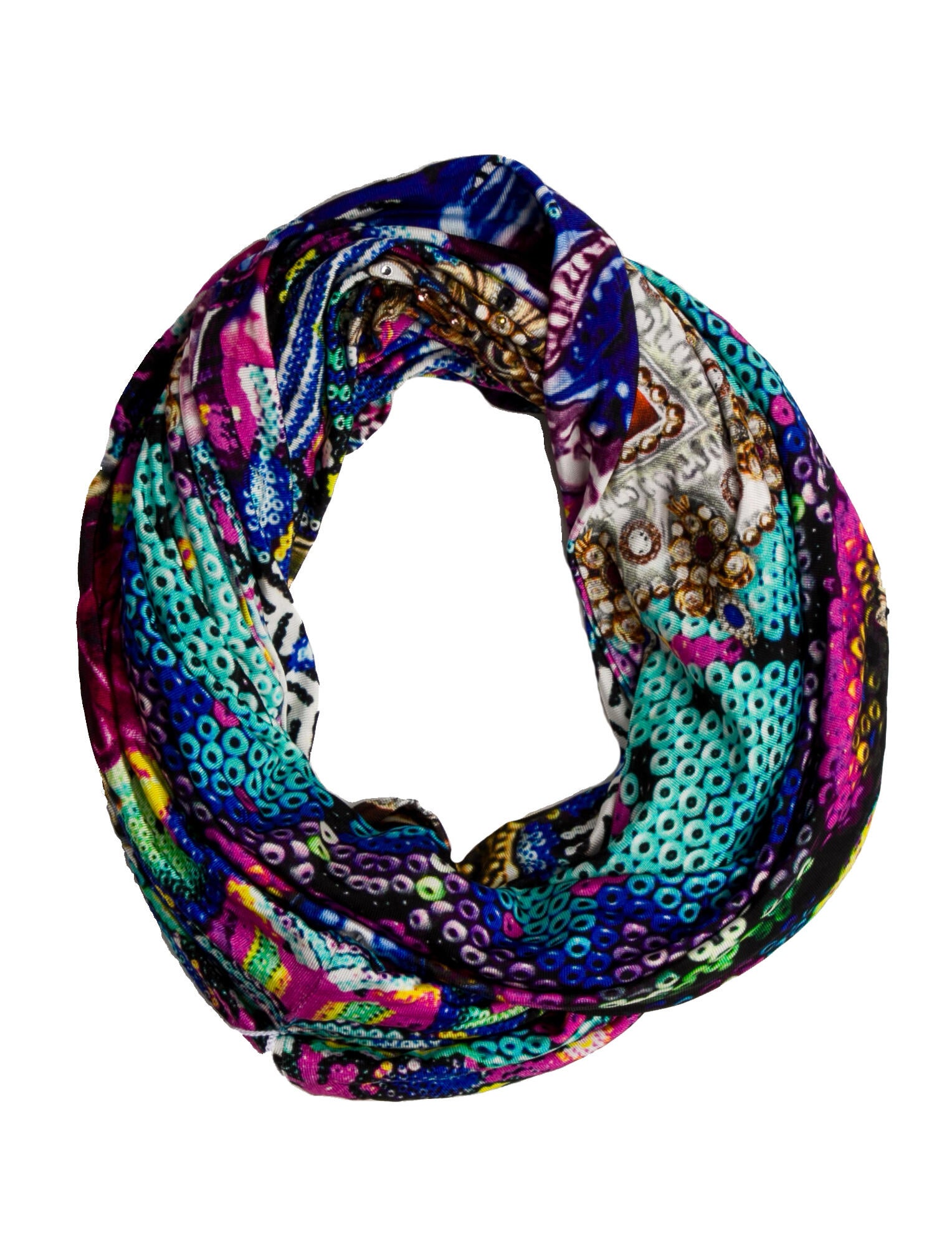 Camilla Silk Printed Scarf w/ Tags