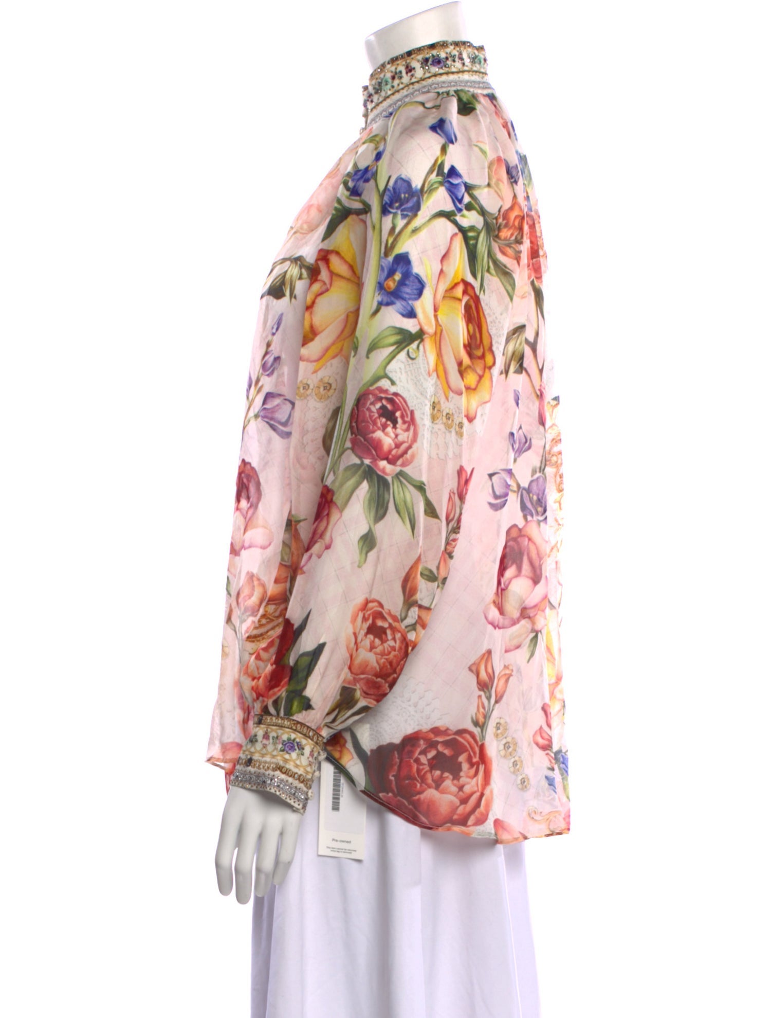 Camilla Silk Floral Print Blouse
