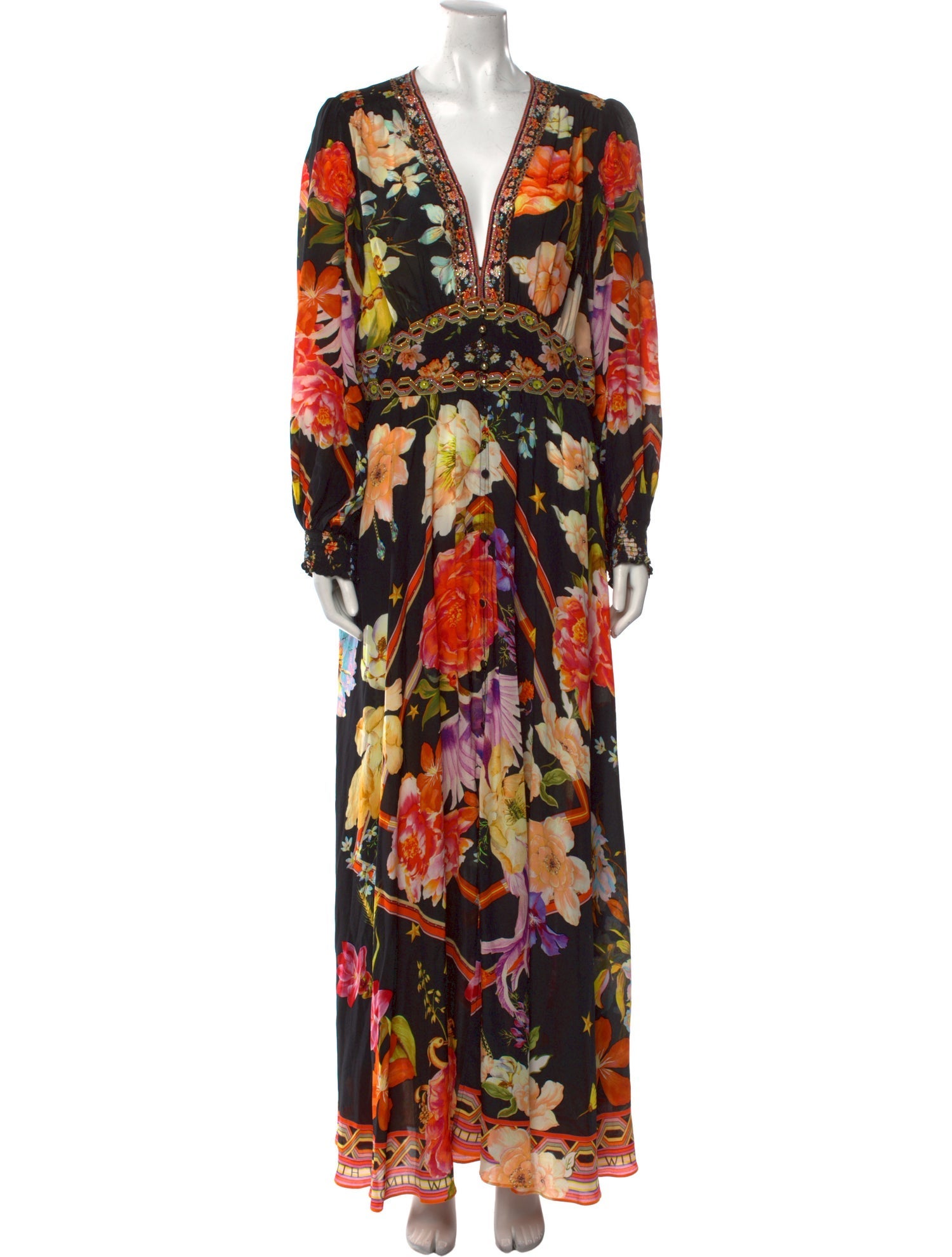 Camilla Silk Long Dress