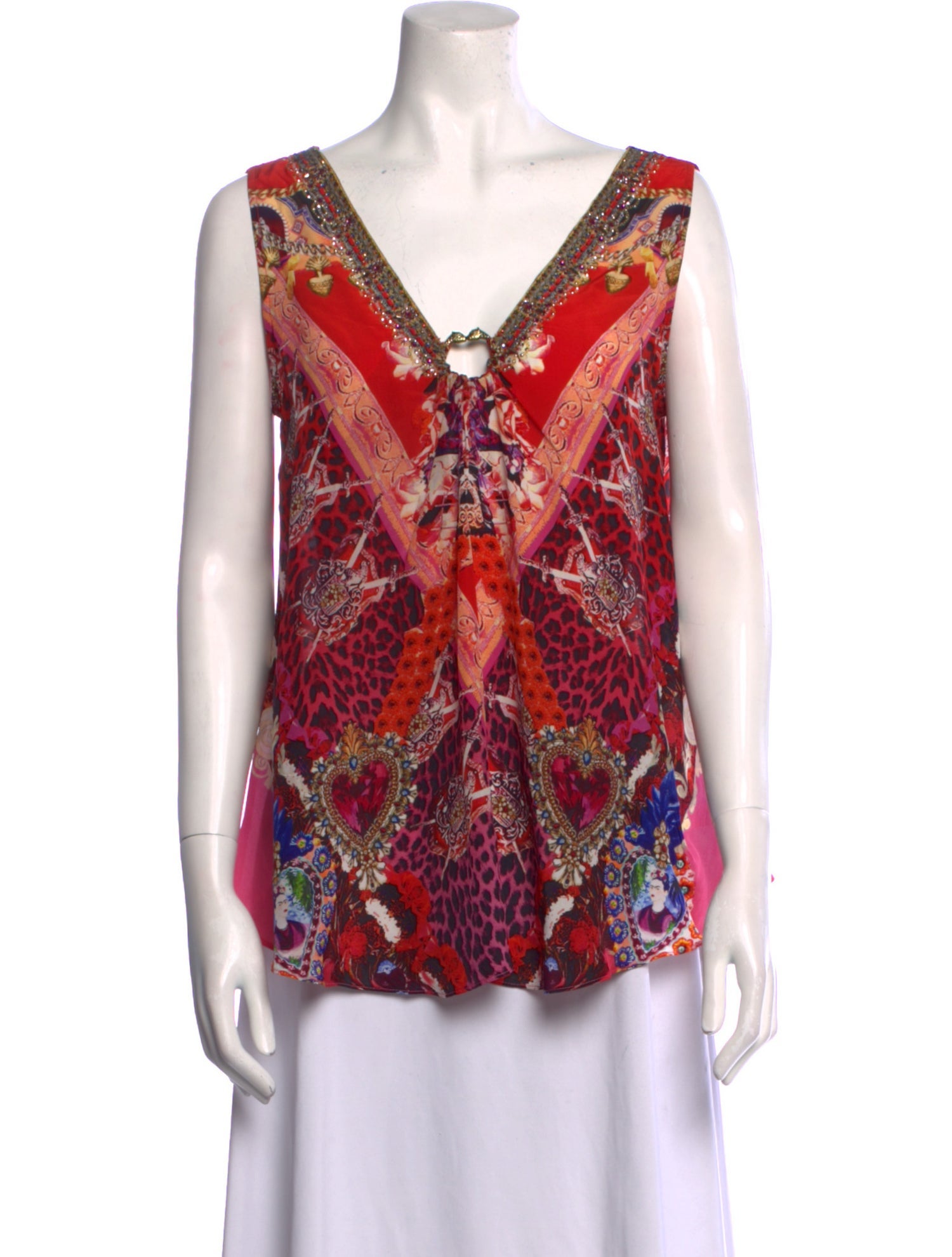 Camilla Silk Printed Blouse