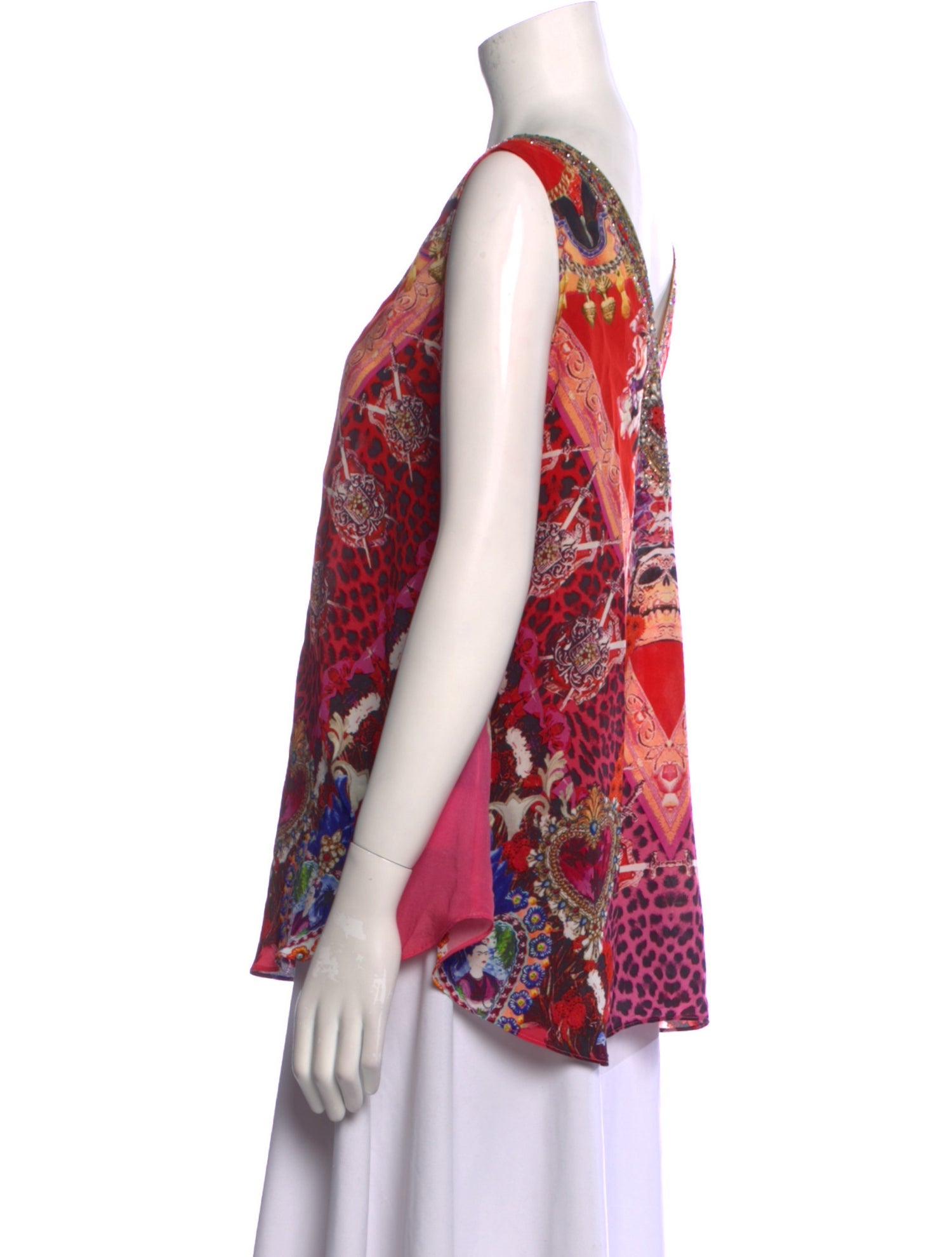 Camilla Silk Printed Blouse