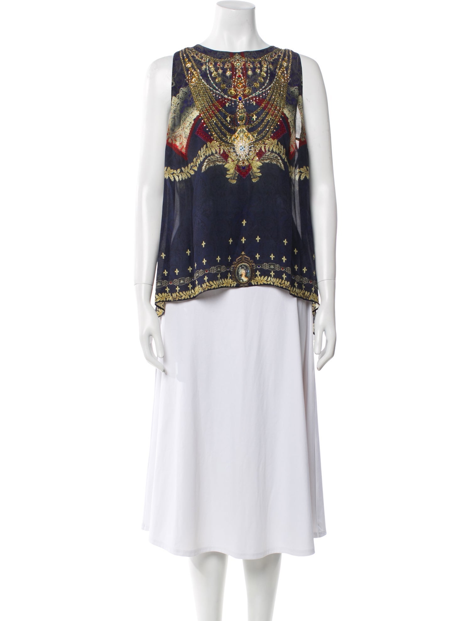 Camilla Silk Printed Tunic