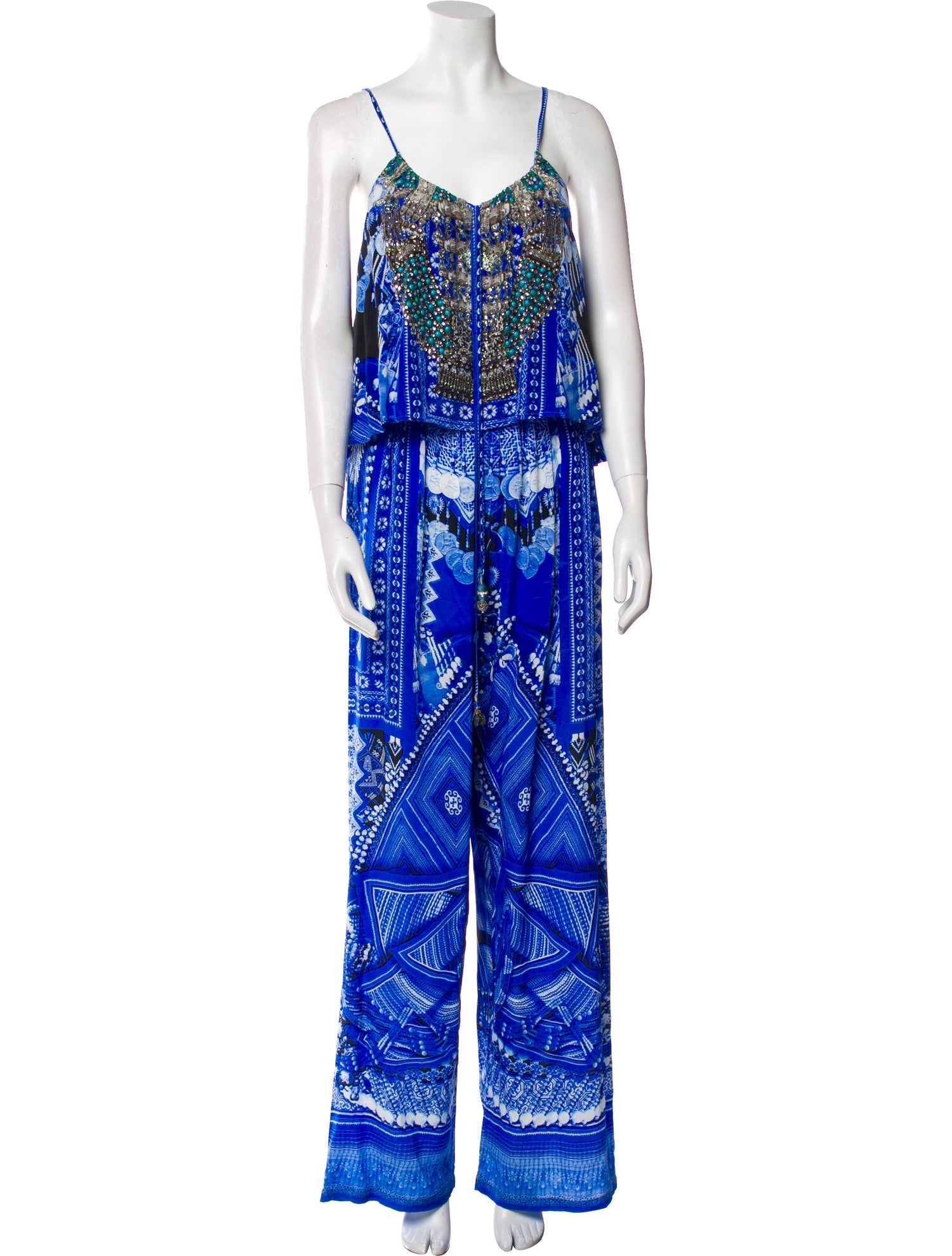 Camilla Silk Printed Jumpsuit