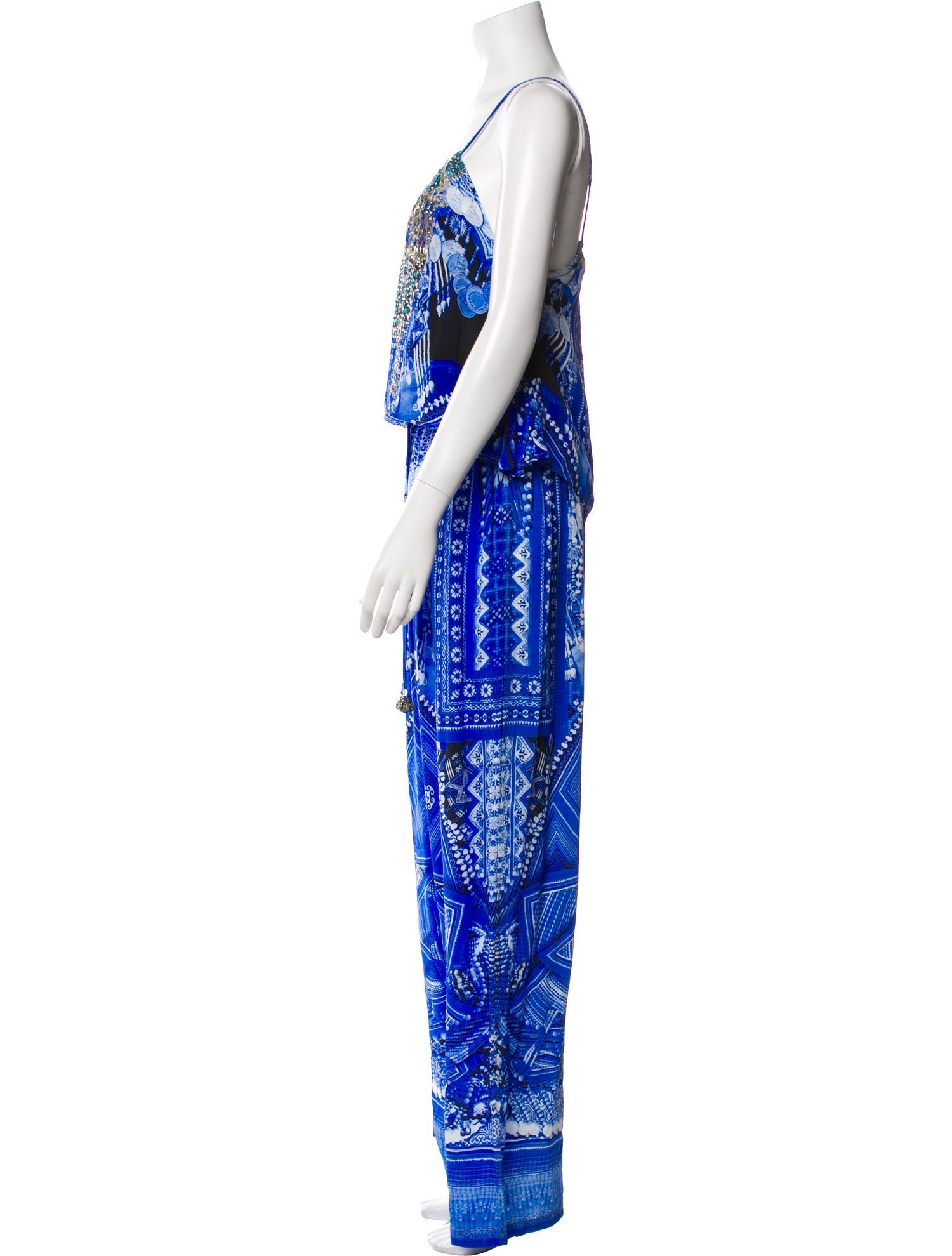 Camilla Silk Printed Jumpsuit