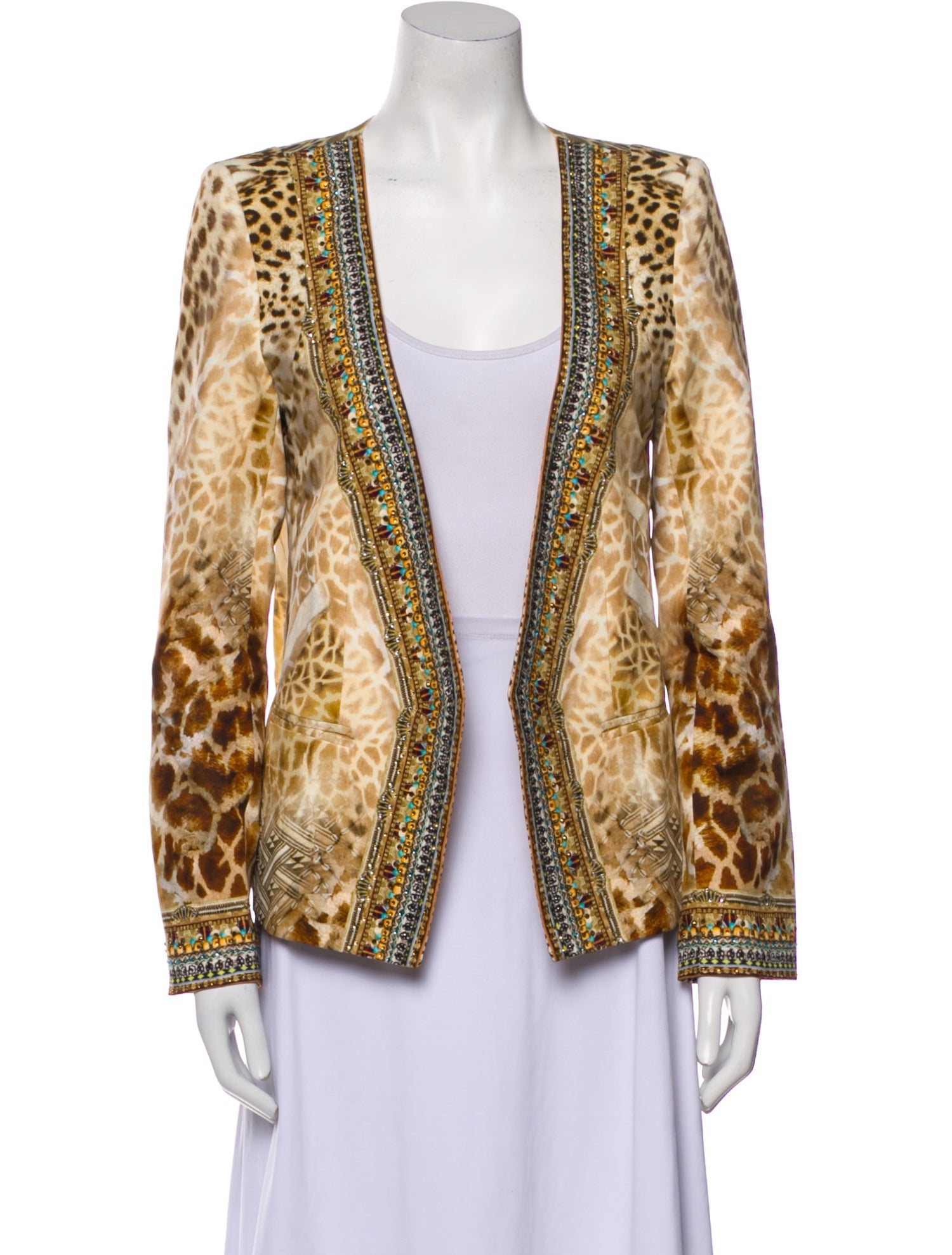 Camilla Animal Print Evening Jacket