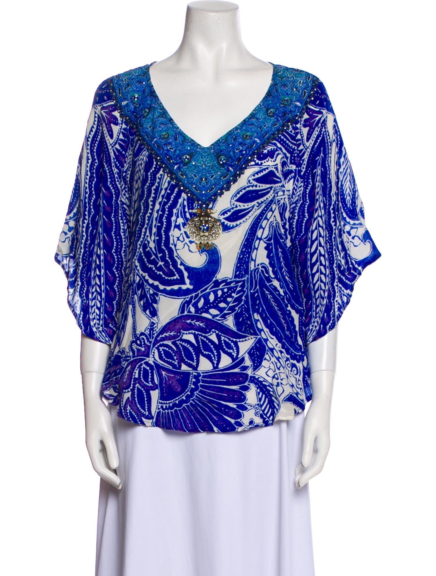 Camilla Silk Printed Blouse