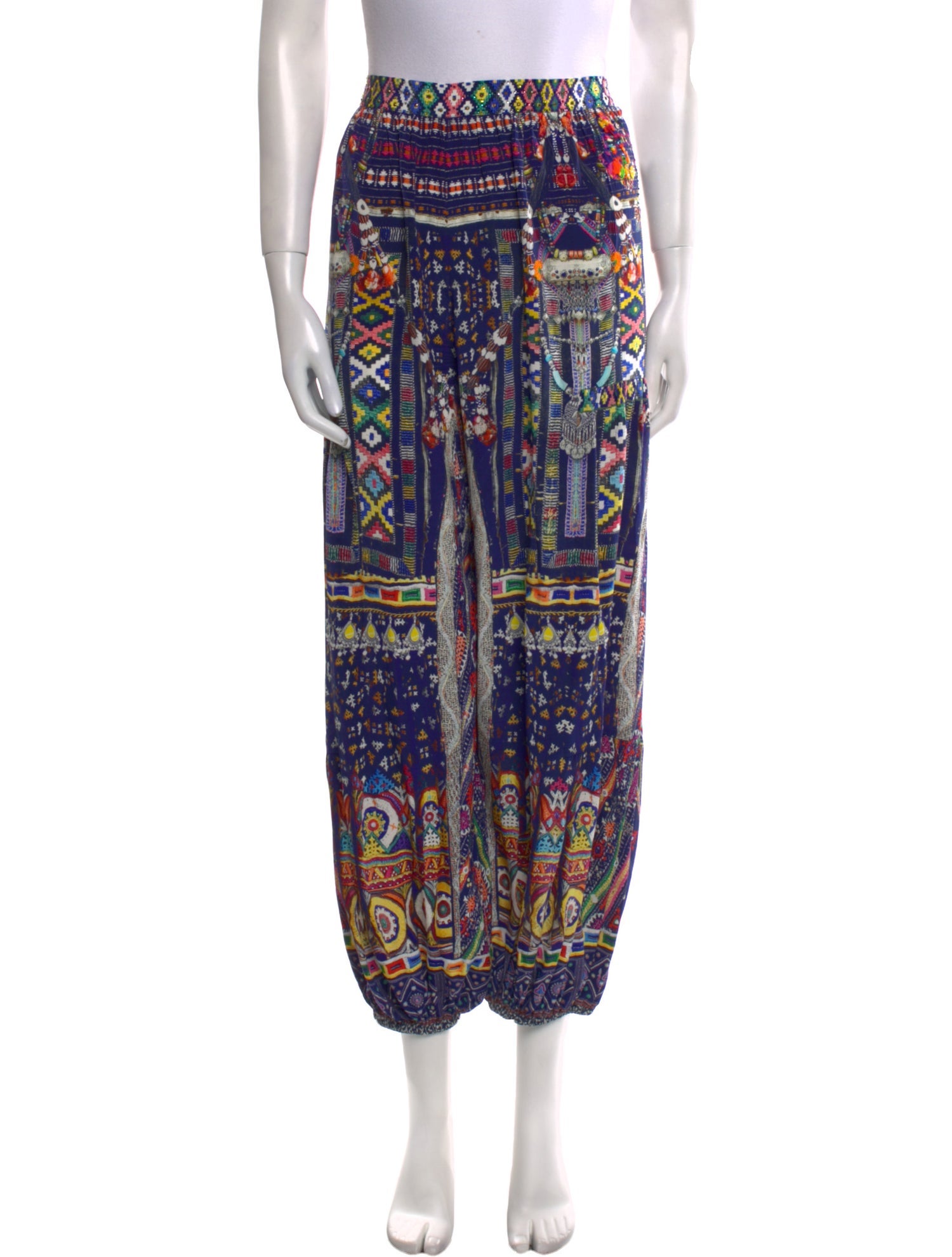 Camilla Silk Straight Leg Pants