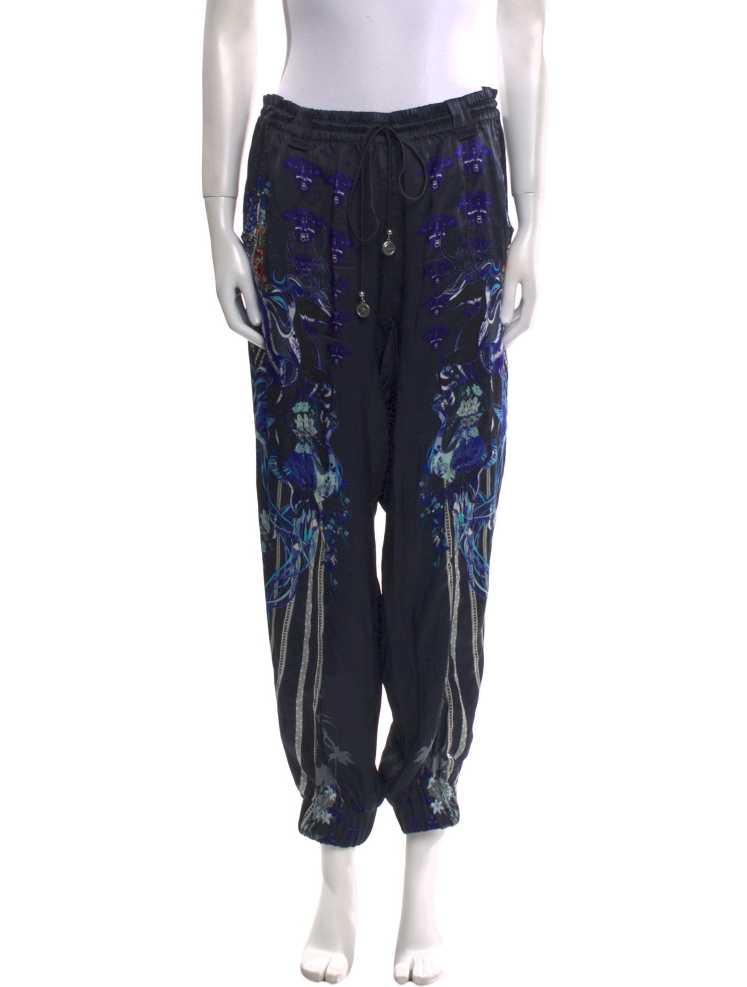 Camilla Silk Straight Leg Pants