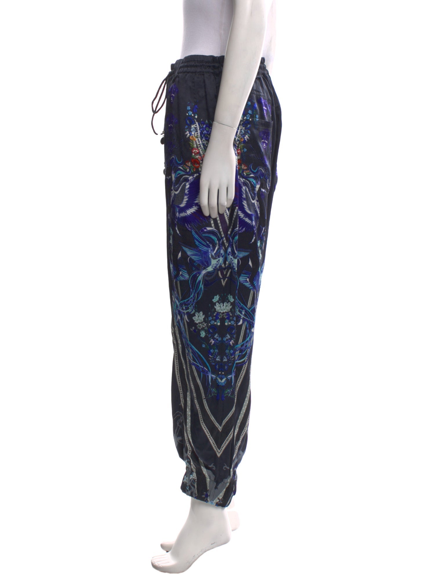 Camilla Silk Straight Leg Pants