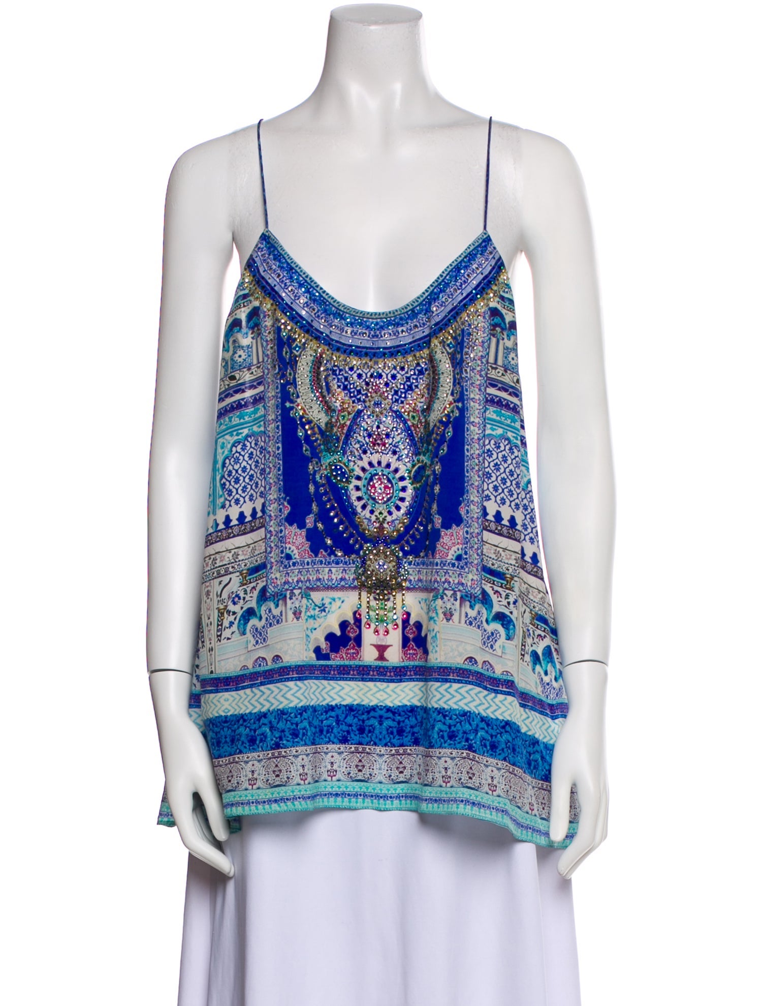 Camilla Silk Printed Tunic