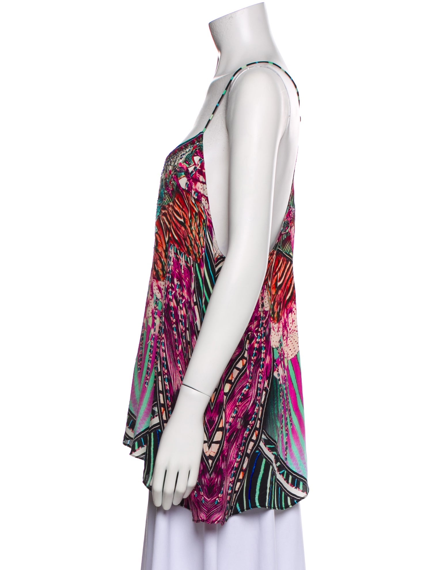 Camilla Silk Printed Top