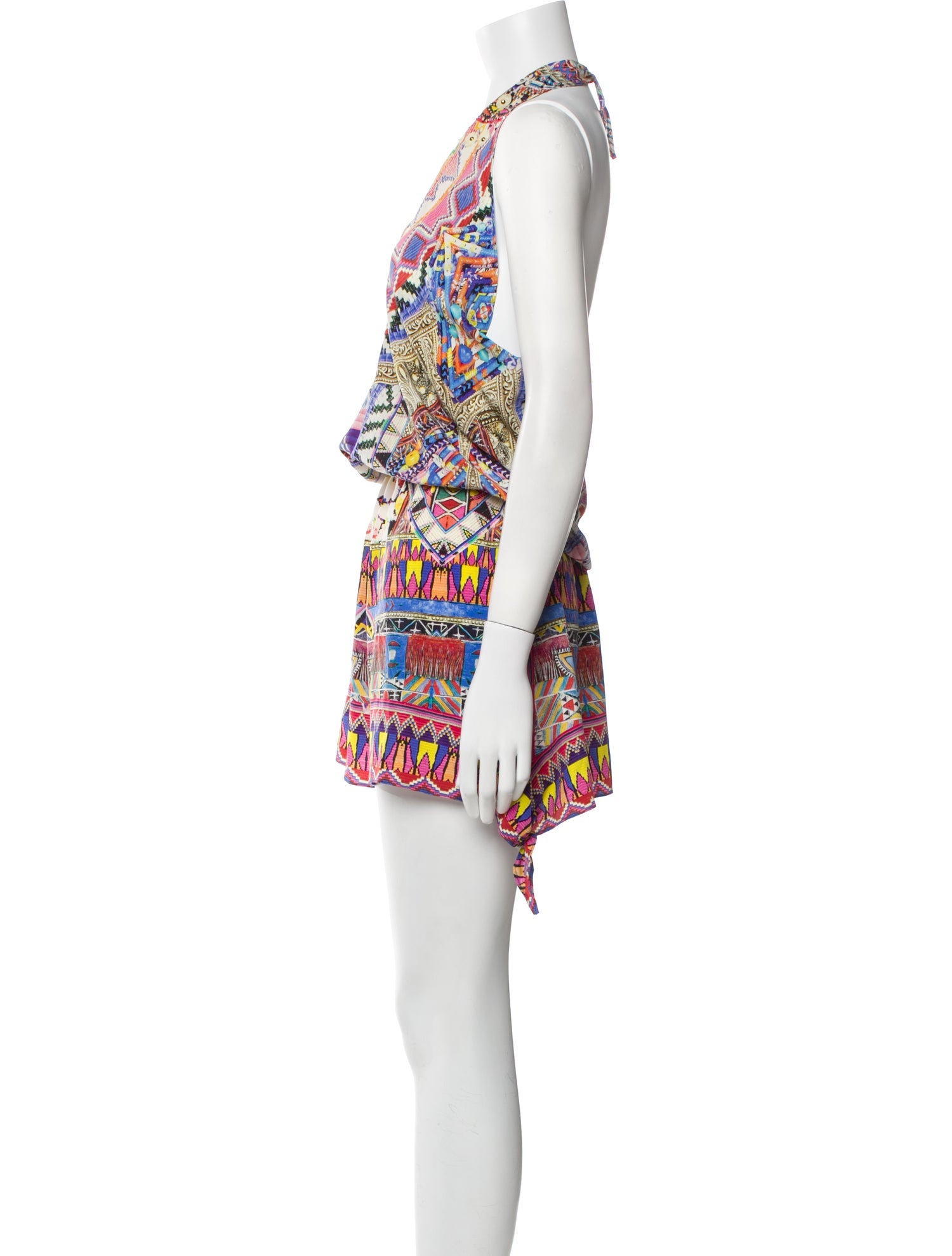 Camilla Silk Printed Romper