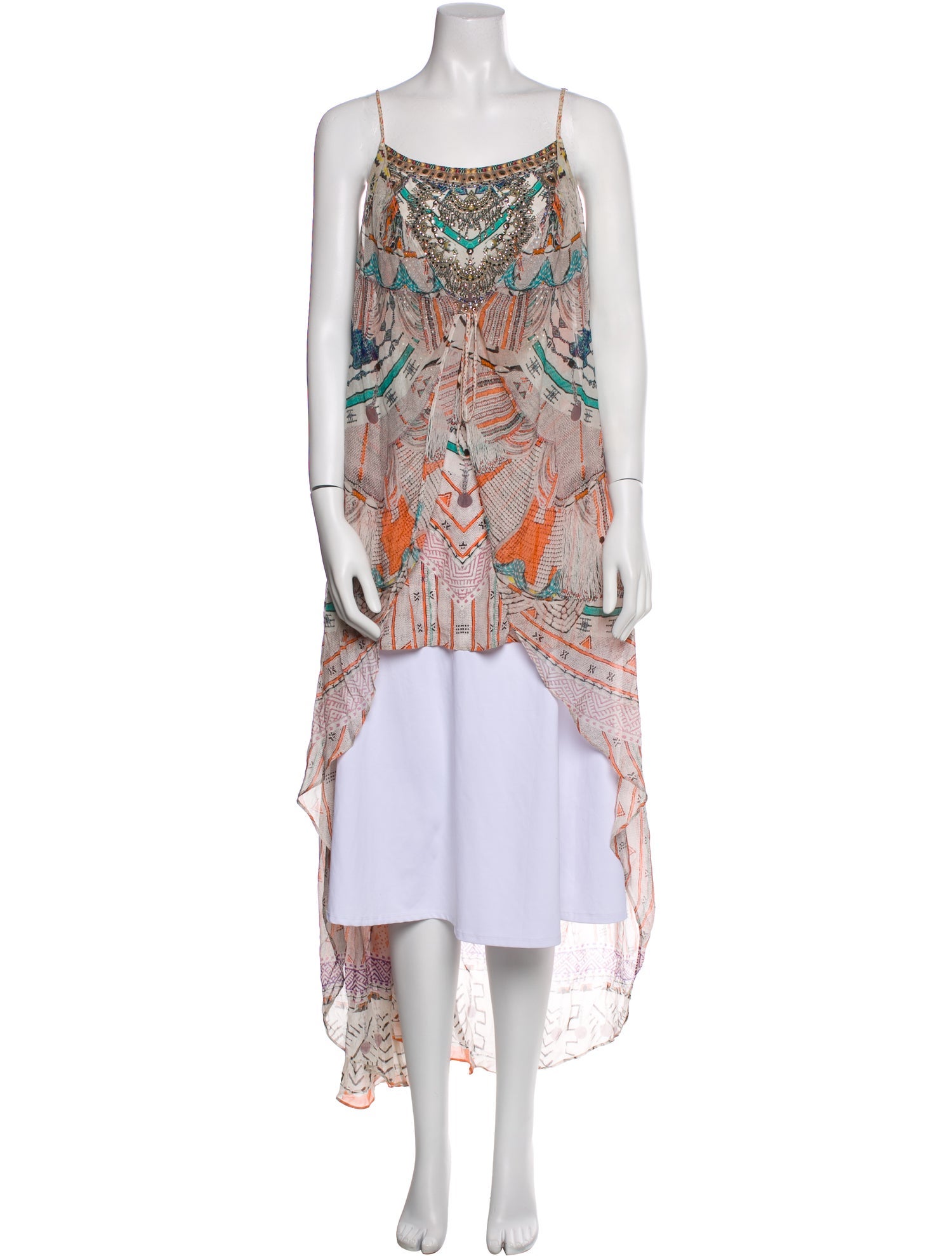 Camilla Silk Printed Tunic