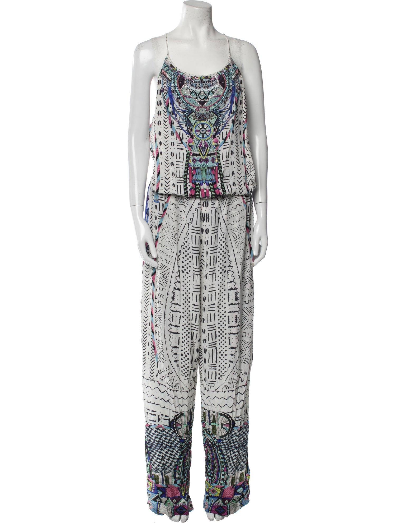 Camilla Silk Printed Jumpsuit