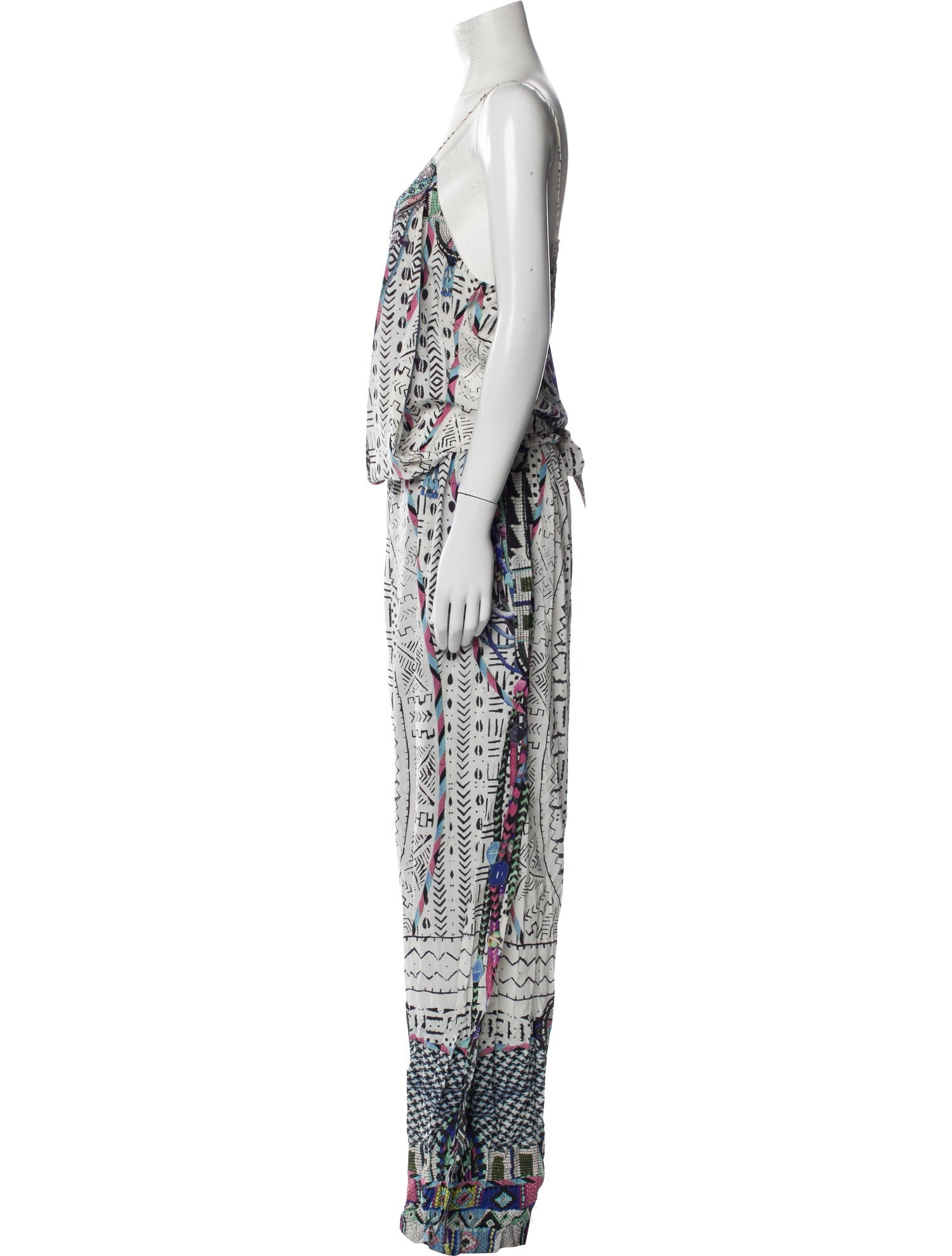 Camilla Silk Printed Jumpsuit