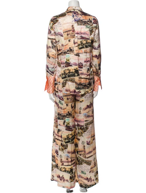 Camilla Silk Printed Pant Set