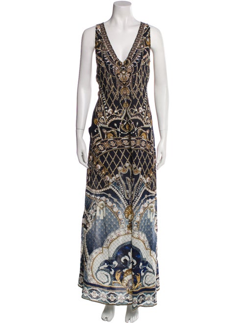 Camilla Silk Printed Jumpsuit