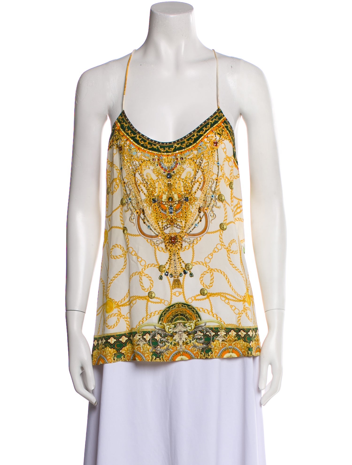 Camilla Silk Printed Top