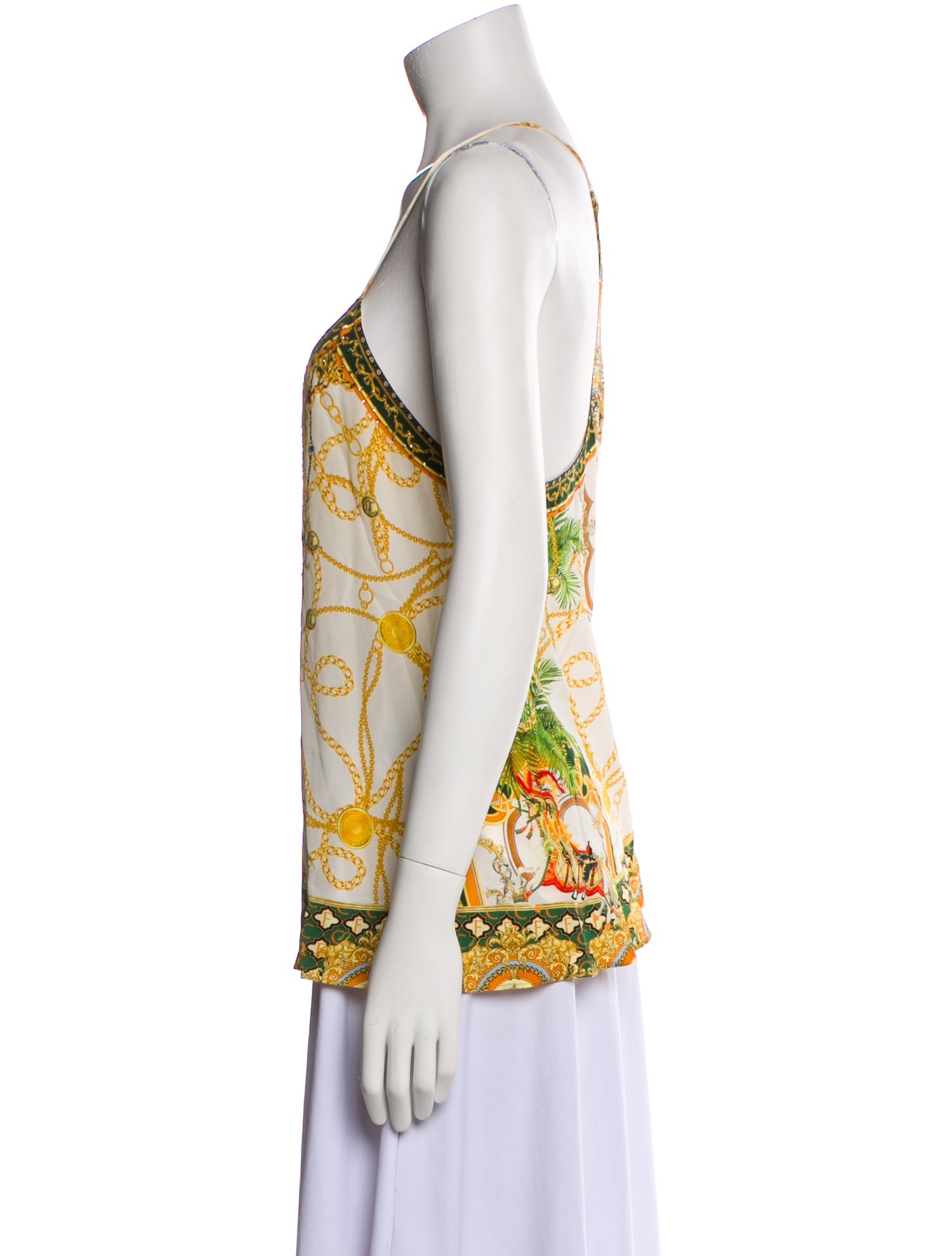 Camilla Silk Printed Top