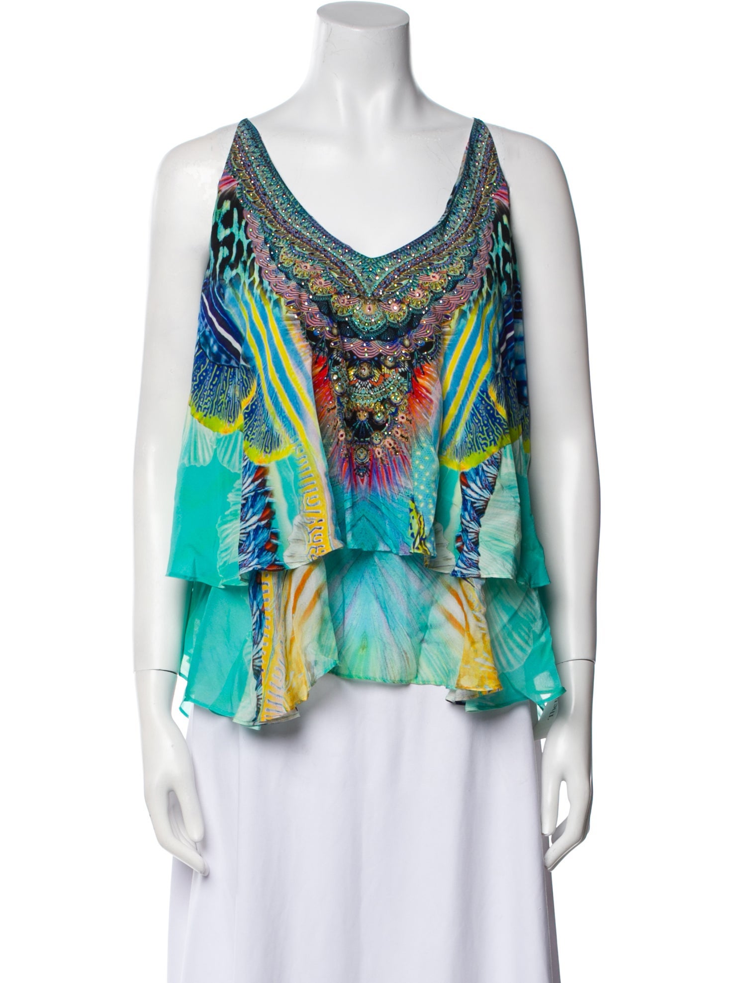 Camilla Silk Printed Blouse