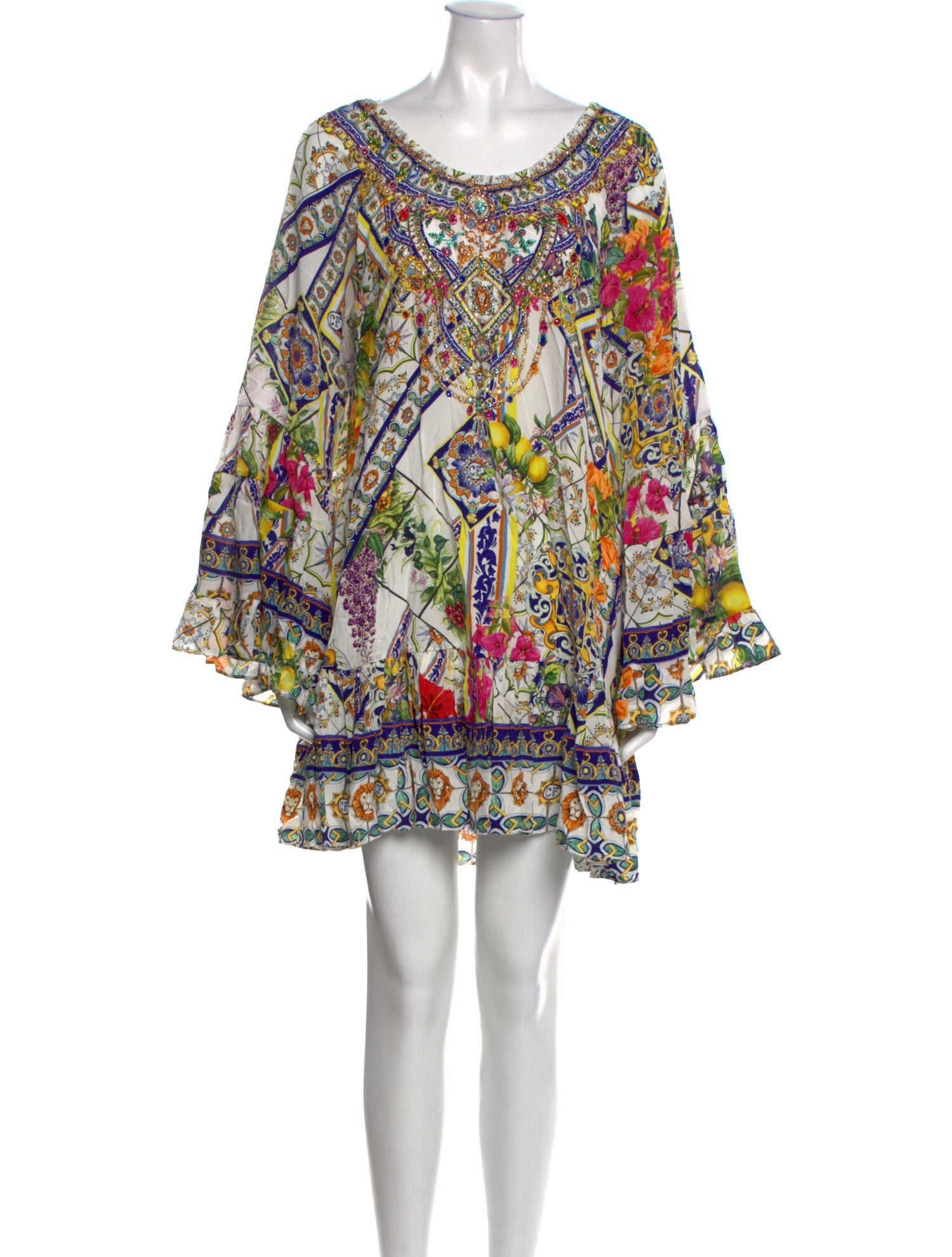 Camilla Silk Mini Dress w/ Tags