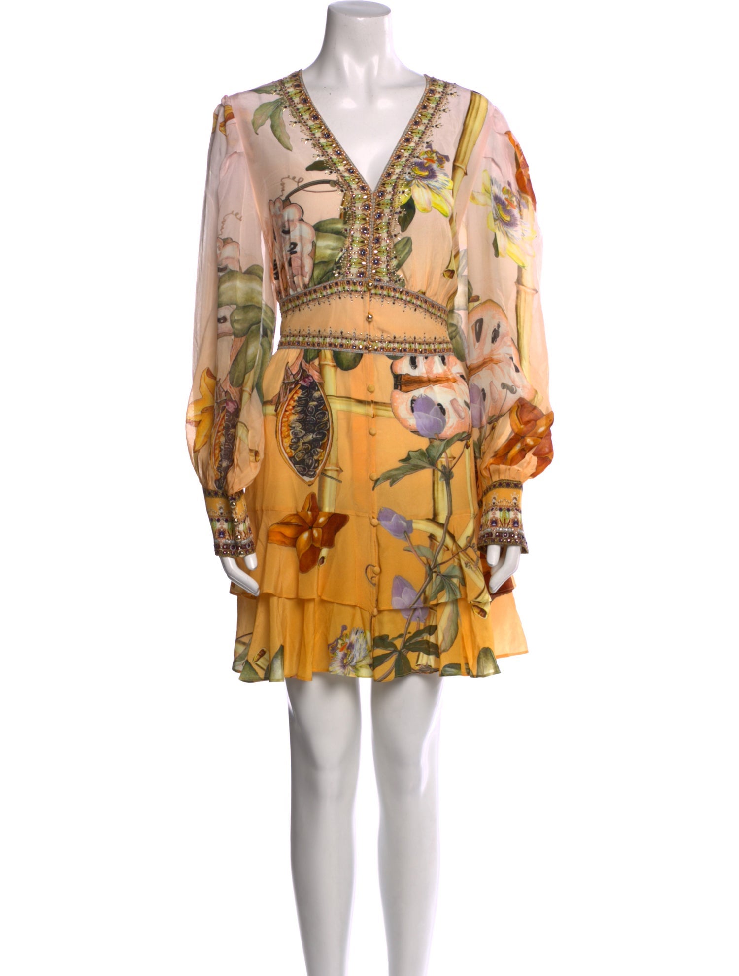 Camilla Silk Mini Dress w/ Tags