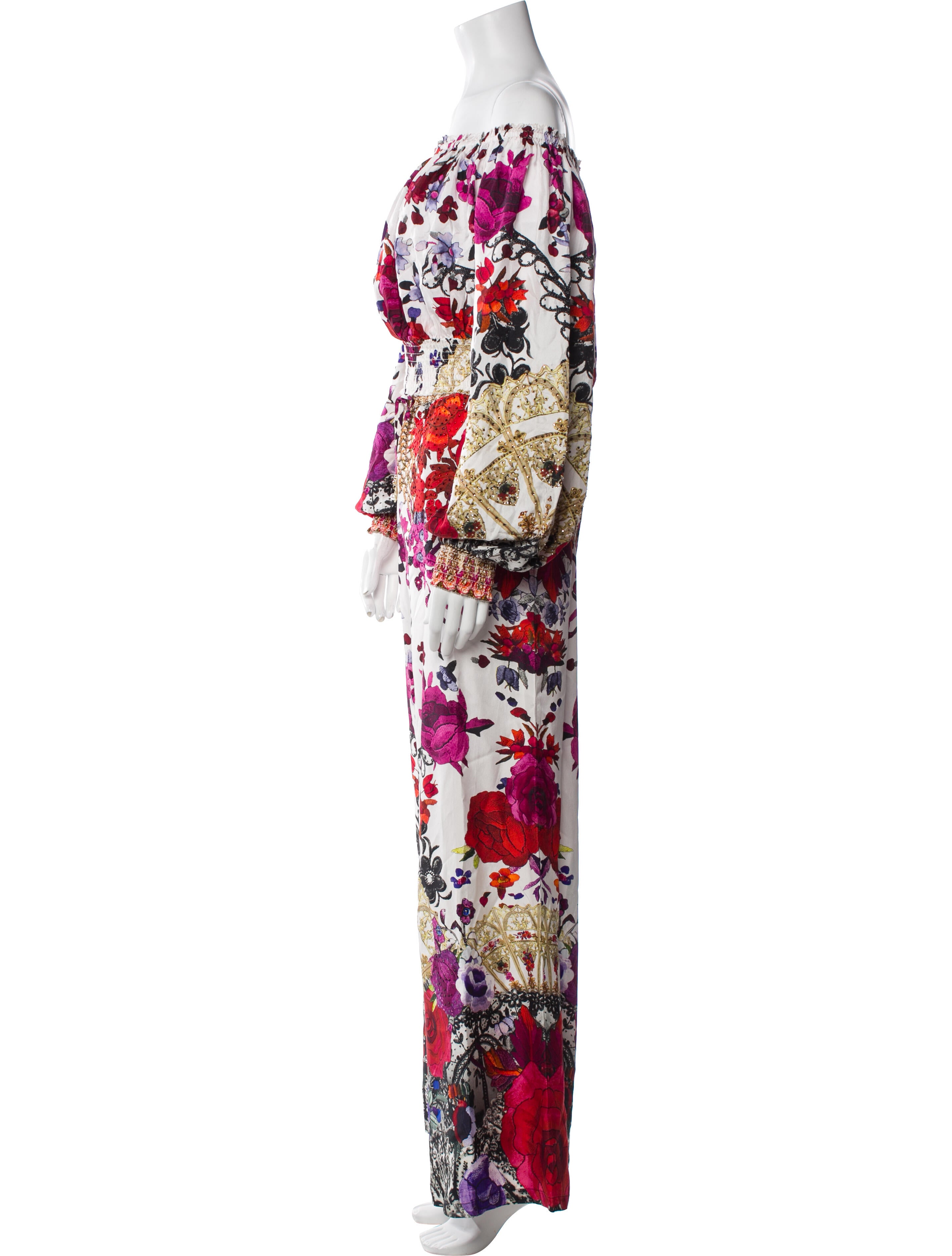 Camilla Silk Floral Print Pant Set