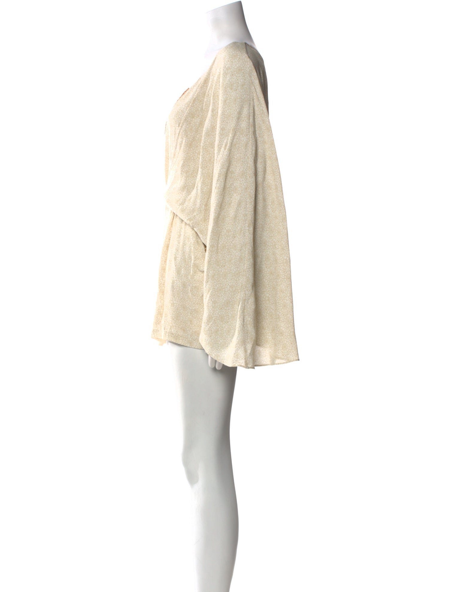 Camilla Printed Bateau Neckline Romper