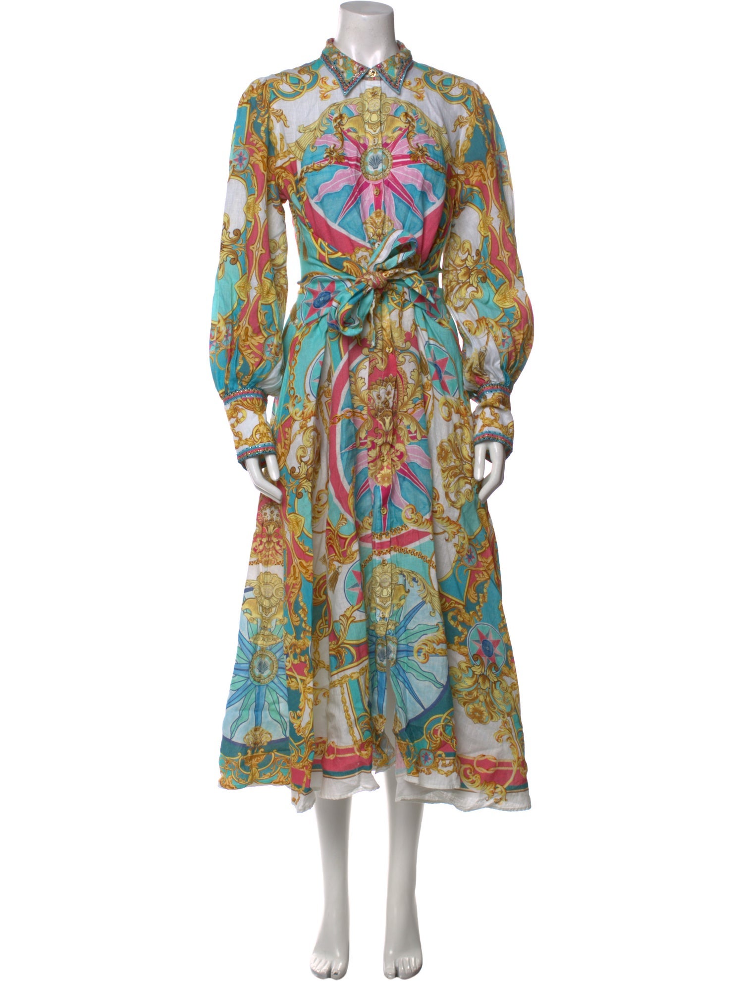 Camilla Linen Long Dress w/ Tags