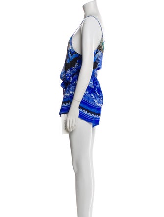 Camilla Silk Printed Romper
