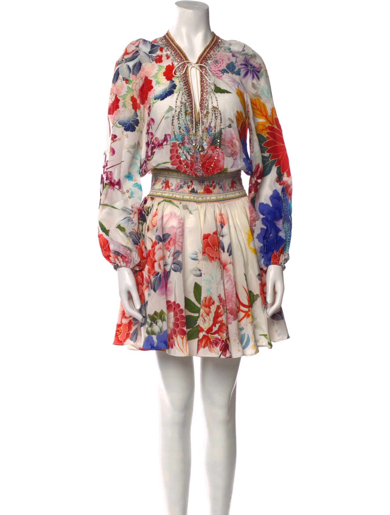 Camilla Silk Mini Dress w/ Tags