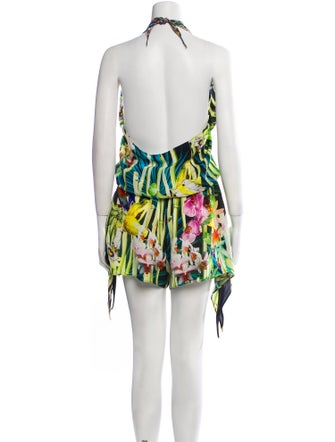 Camilla Silk Printed Romper