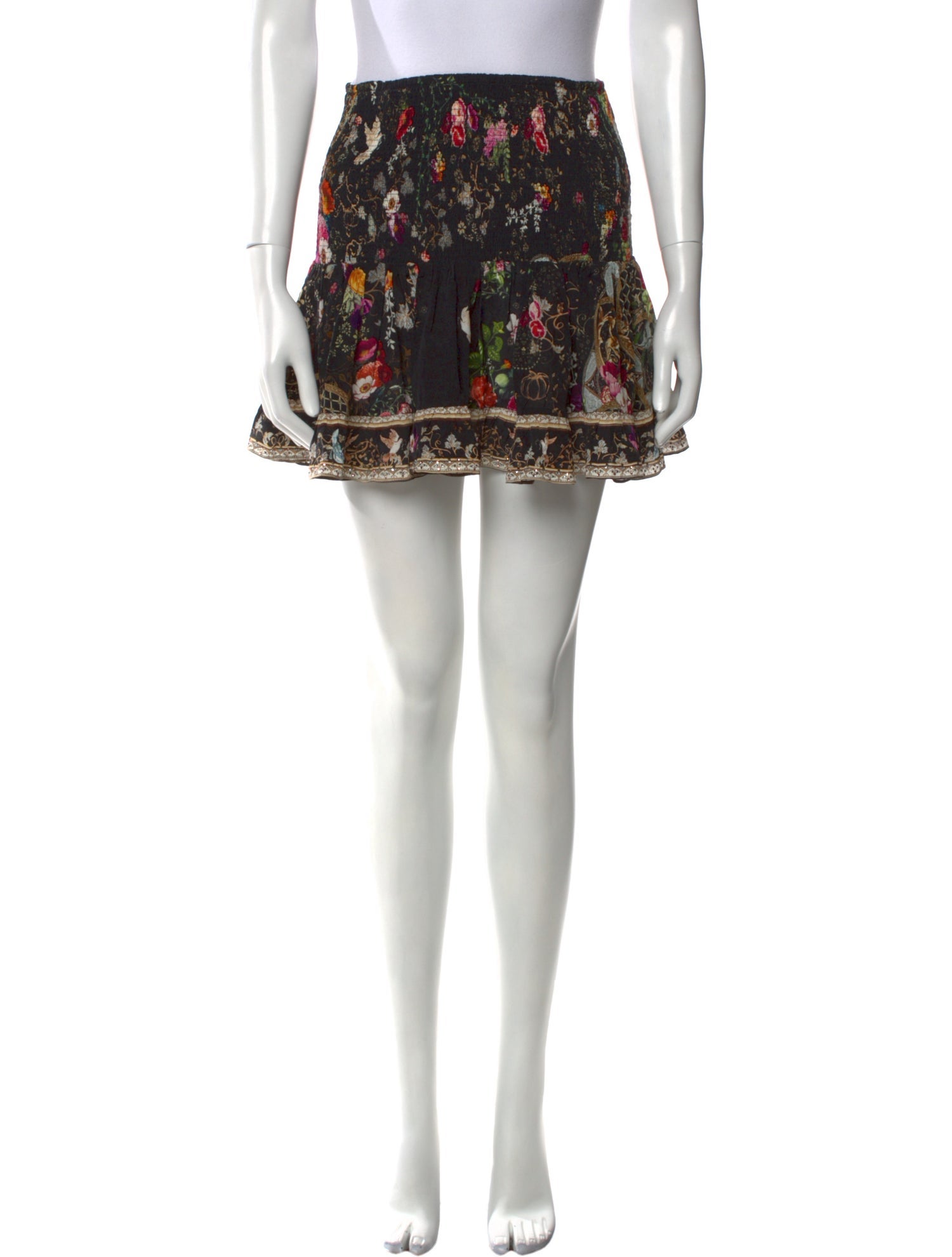 Camilla Silk Mini Skirt