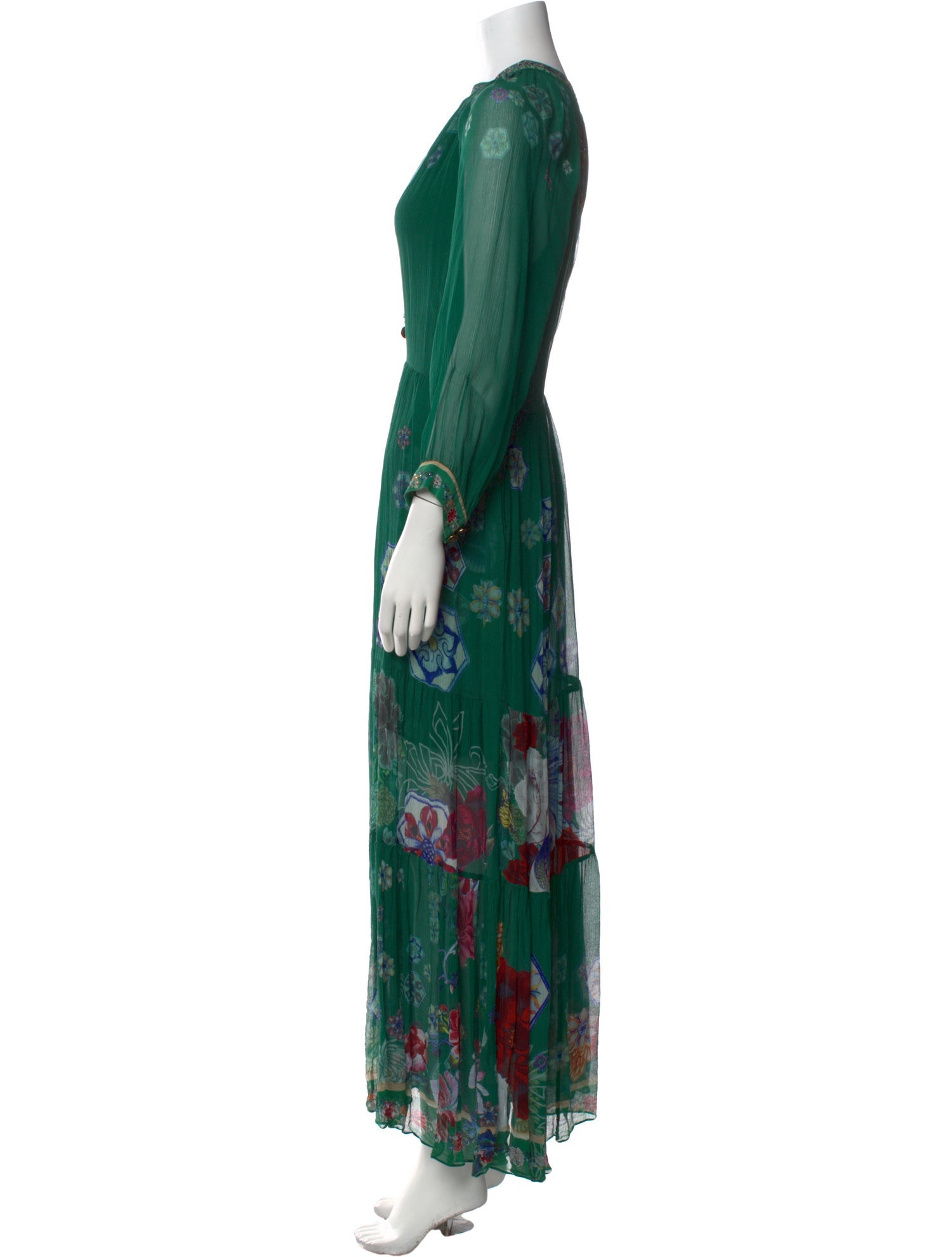 Camilla Silk Long Dress