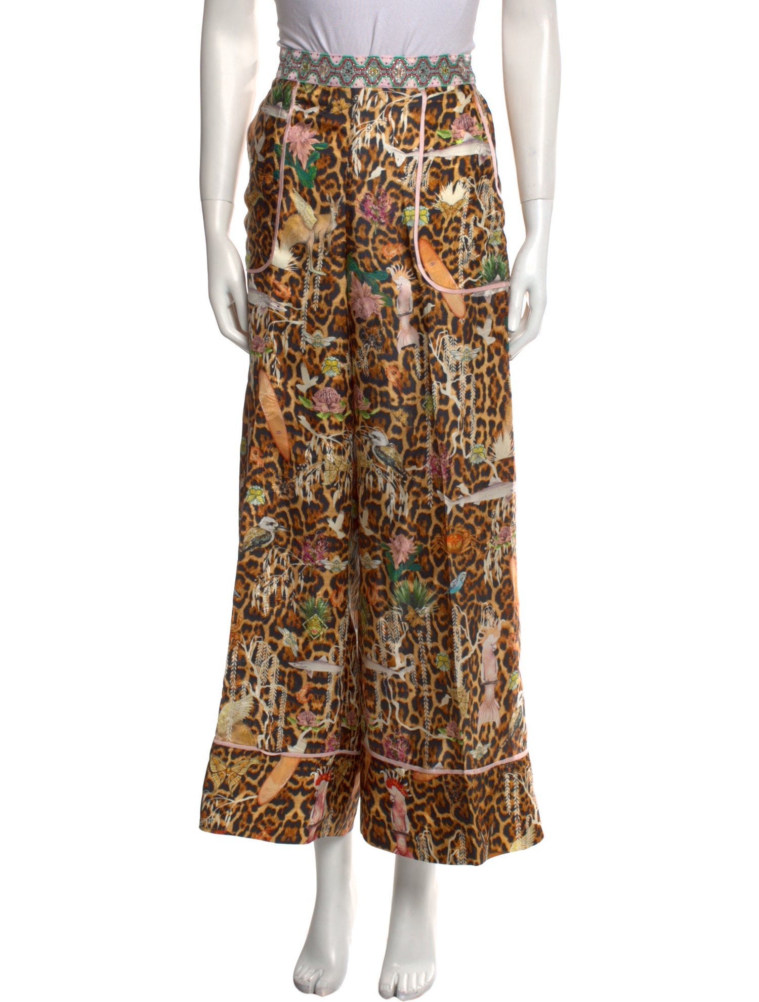 Camilla Silk Wide Leg Pants