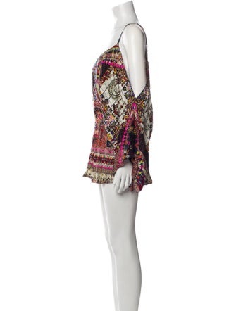 Camilla Silk Printed Romper