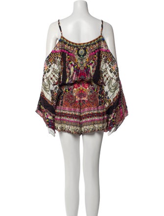 Camilla Silk Printed Romper