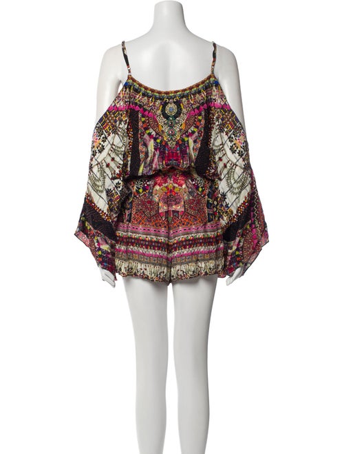 Camilla Silk Printed Romper