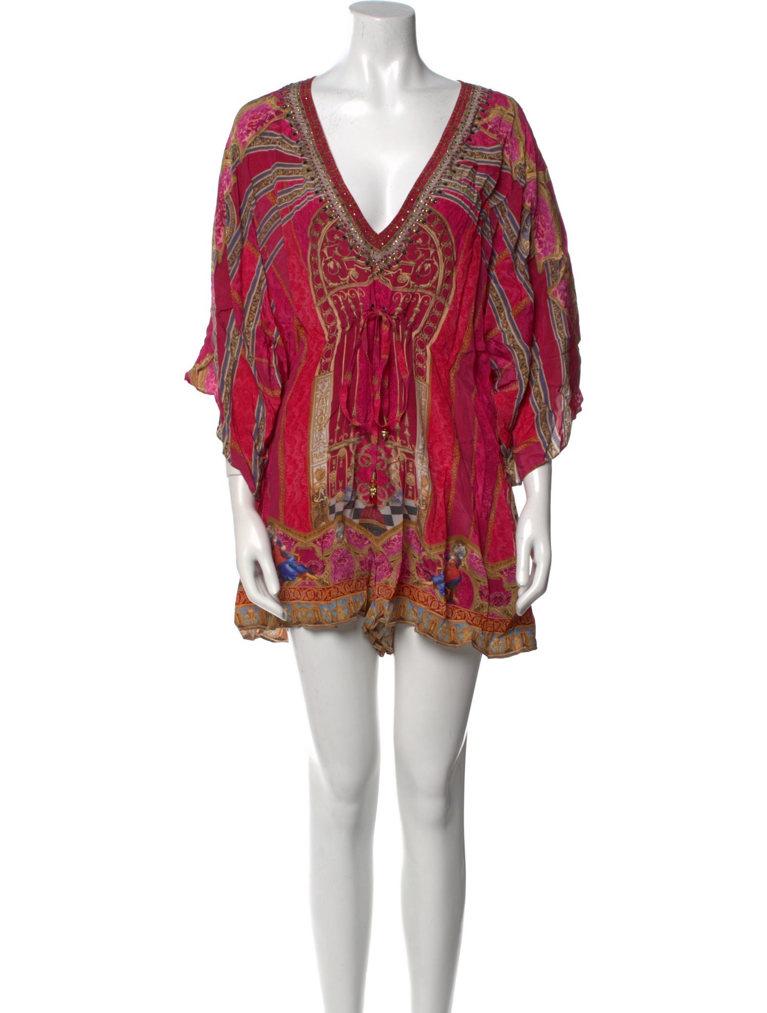 Camilla Silk Printed Romper
