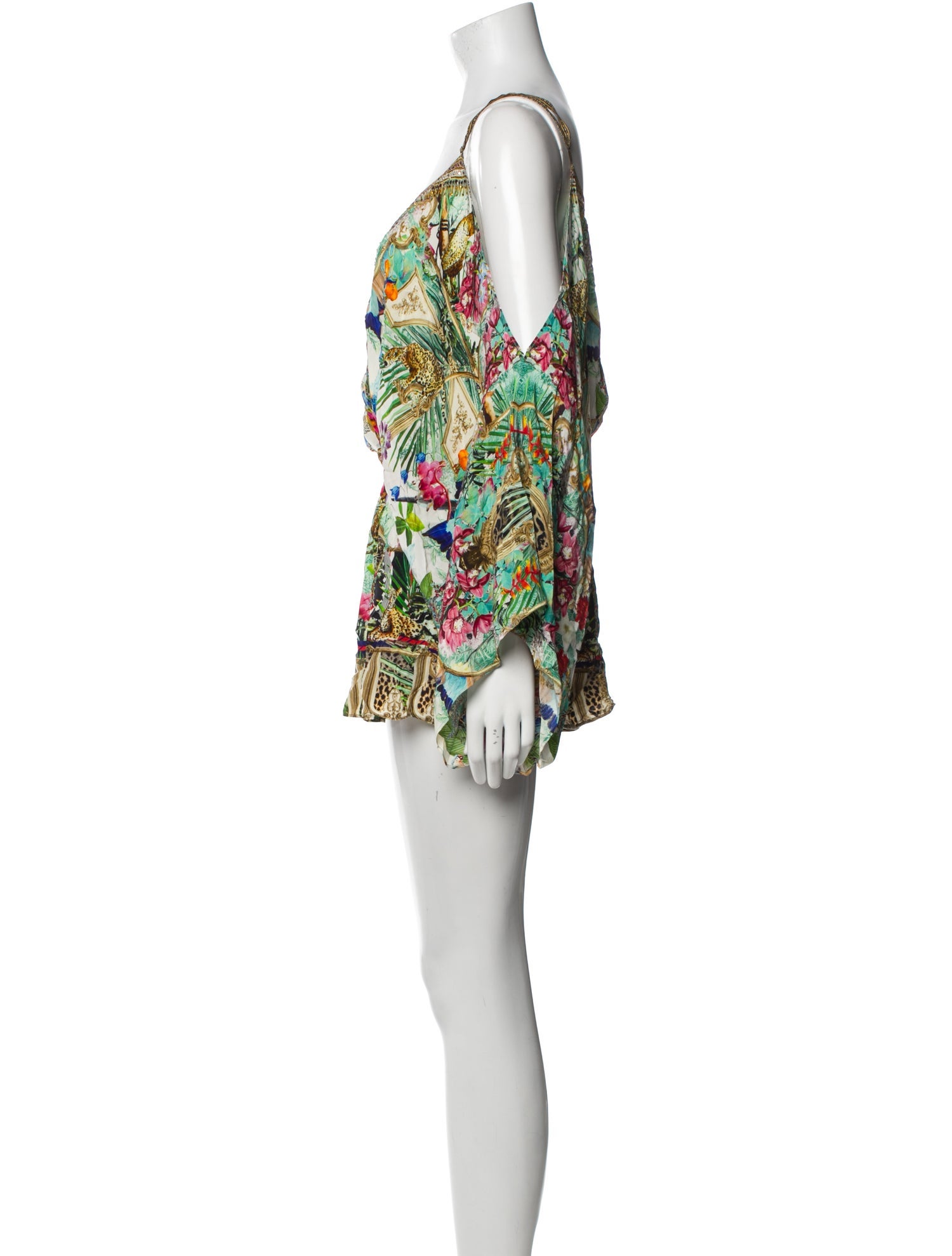 Camilla Silk Printed Romper
