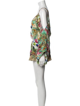 Camilla Silk Printed Romper