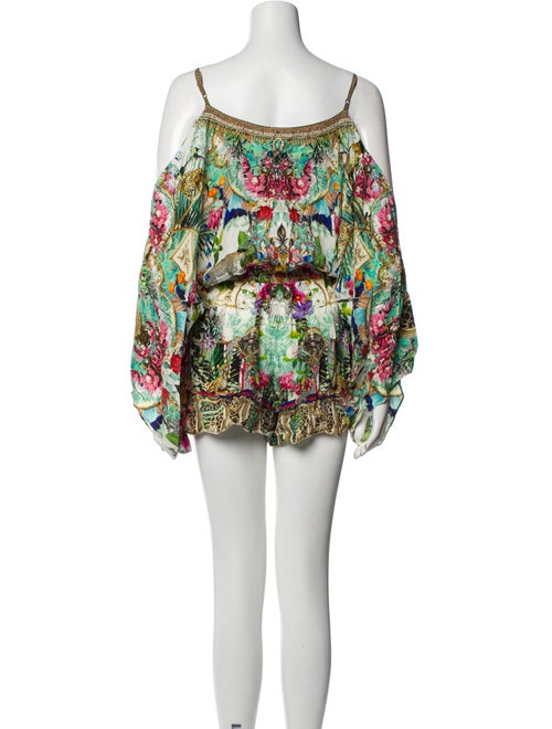 Camilla Silk Printed Romper