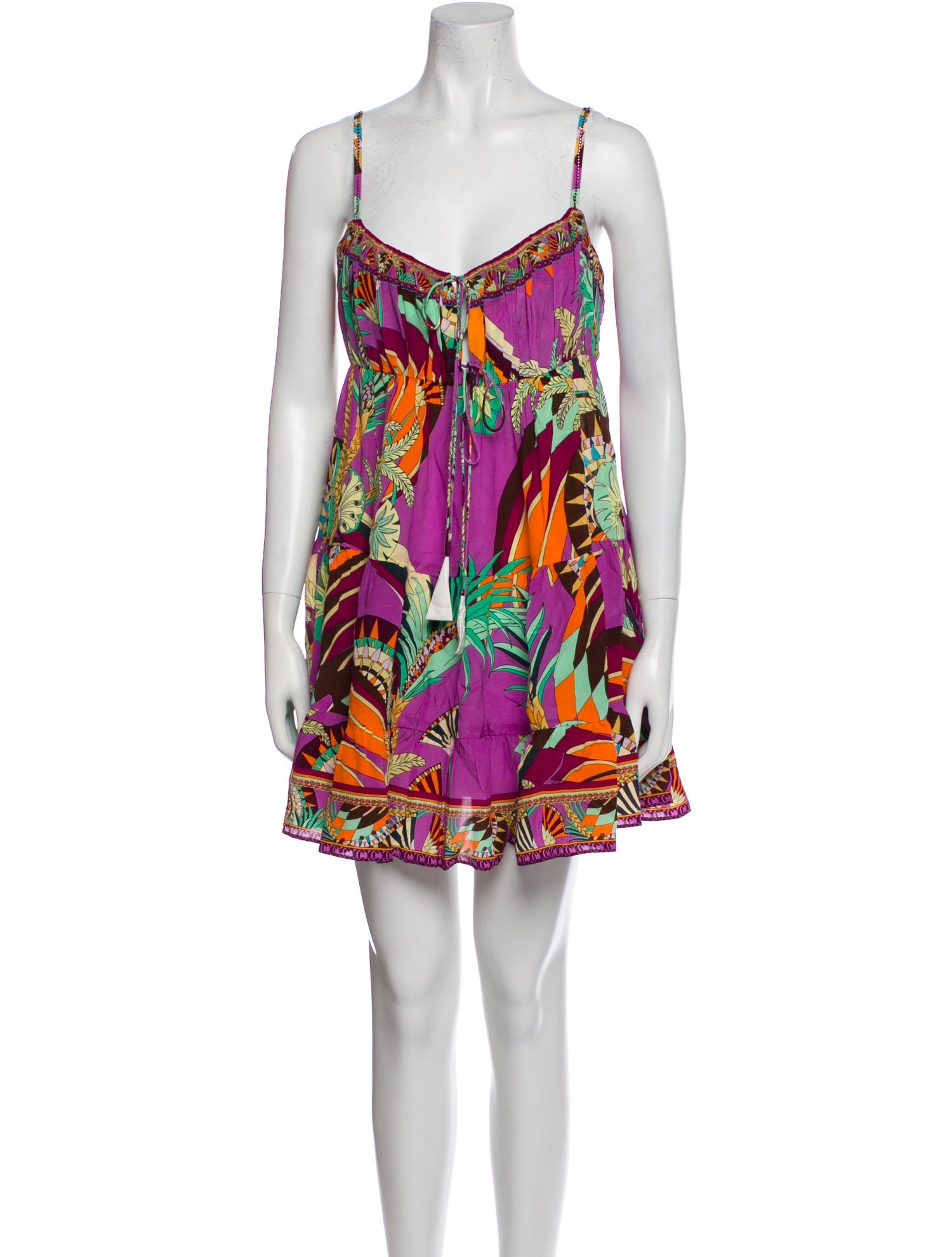 Camilla Silk Mini Dress w/ Tags