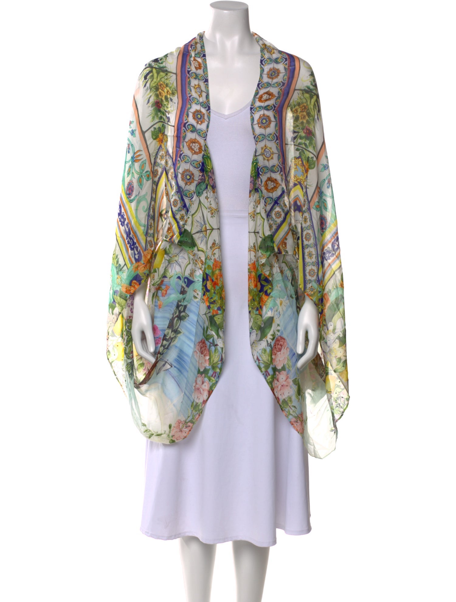 Camilla Silk Printed Tunic w/ Tags