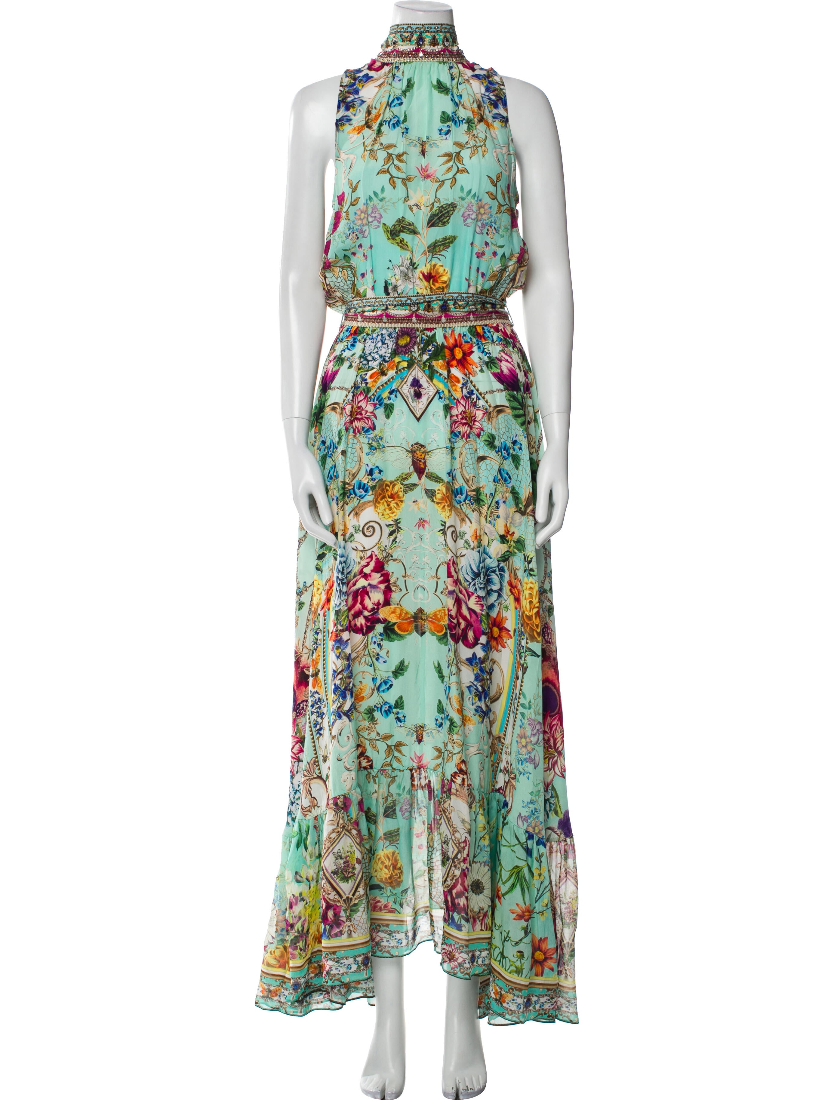 Camilla Silk Long Dress