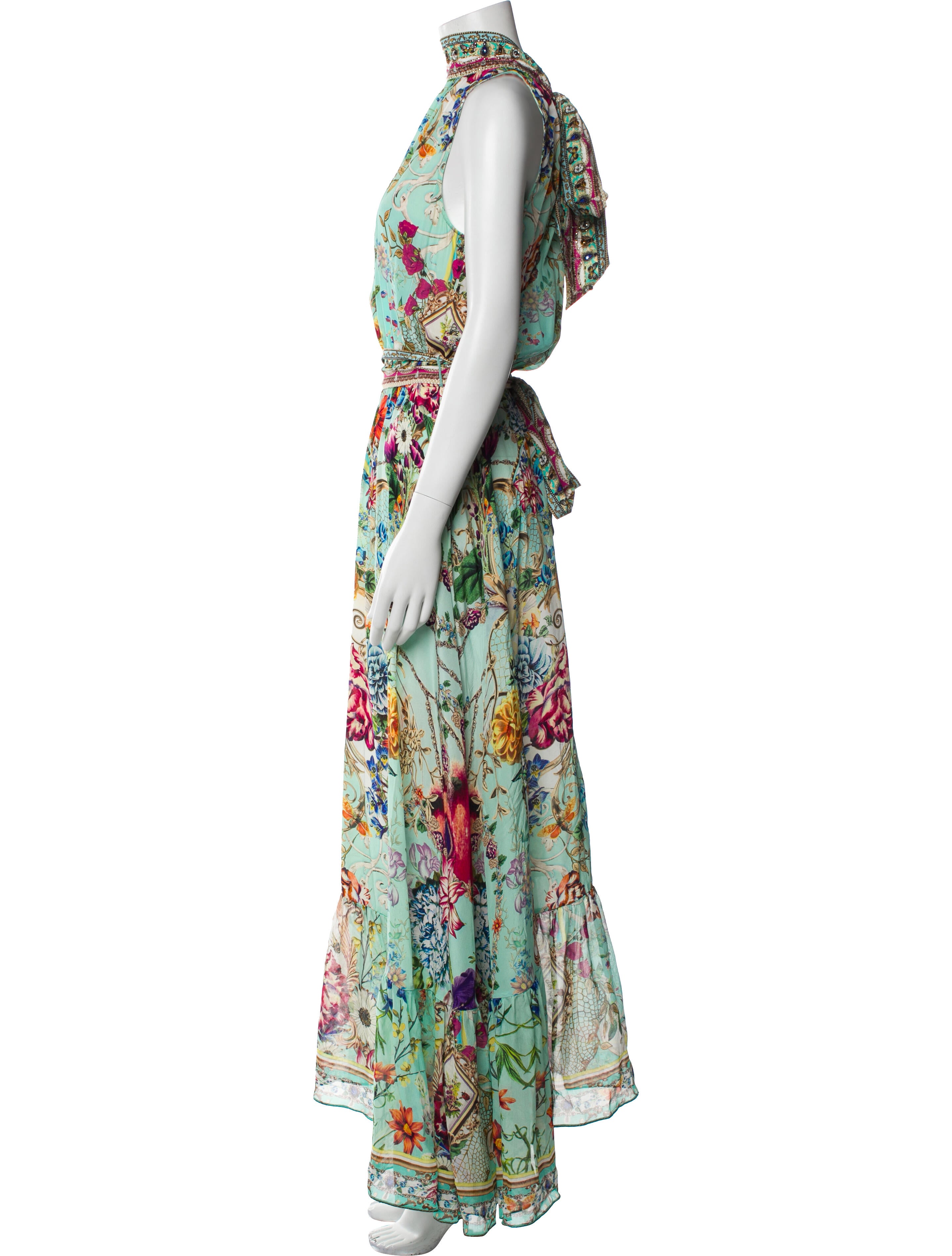 Camilla Silk Long Dress