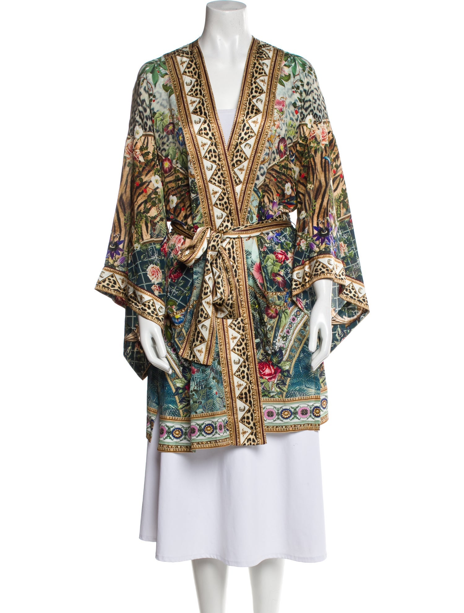 Camilla Silk Printed Jacket